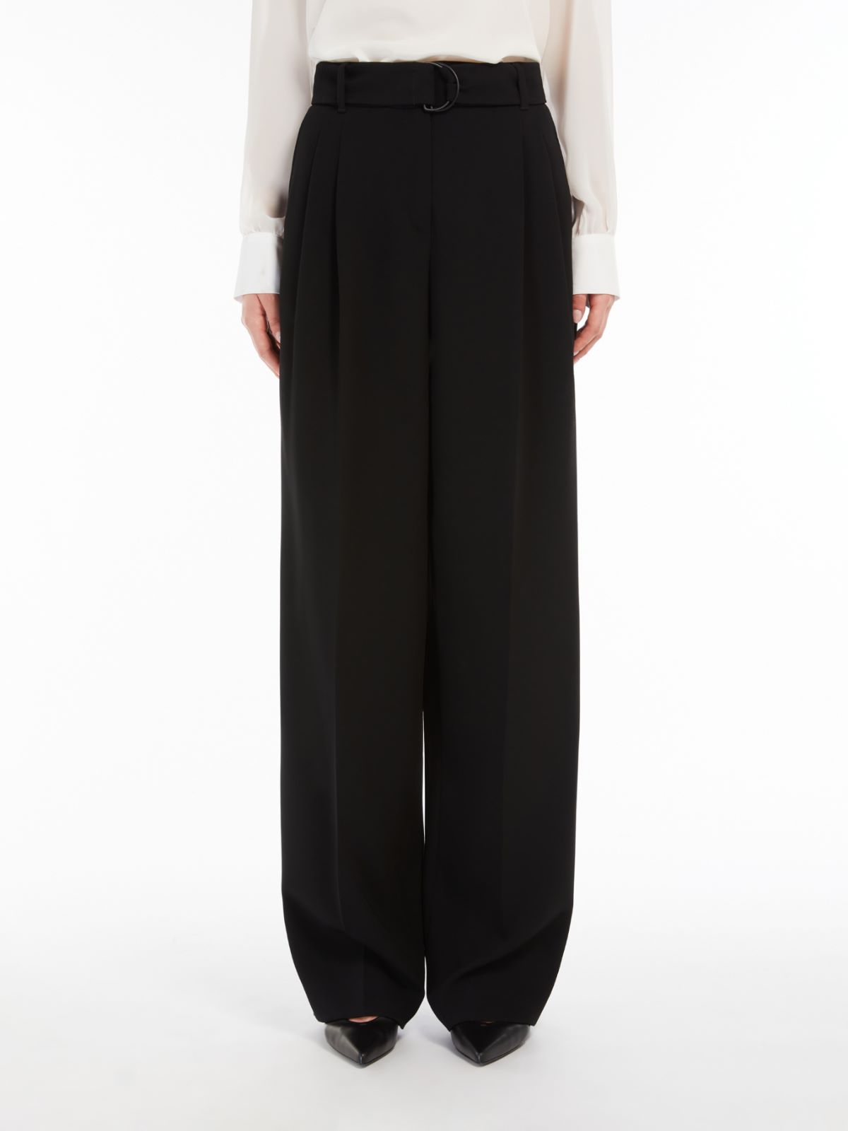 Flowing cady trousers