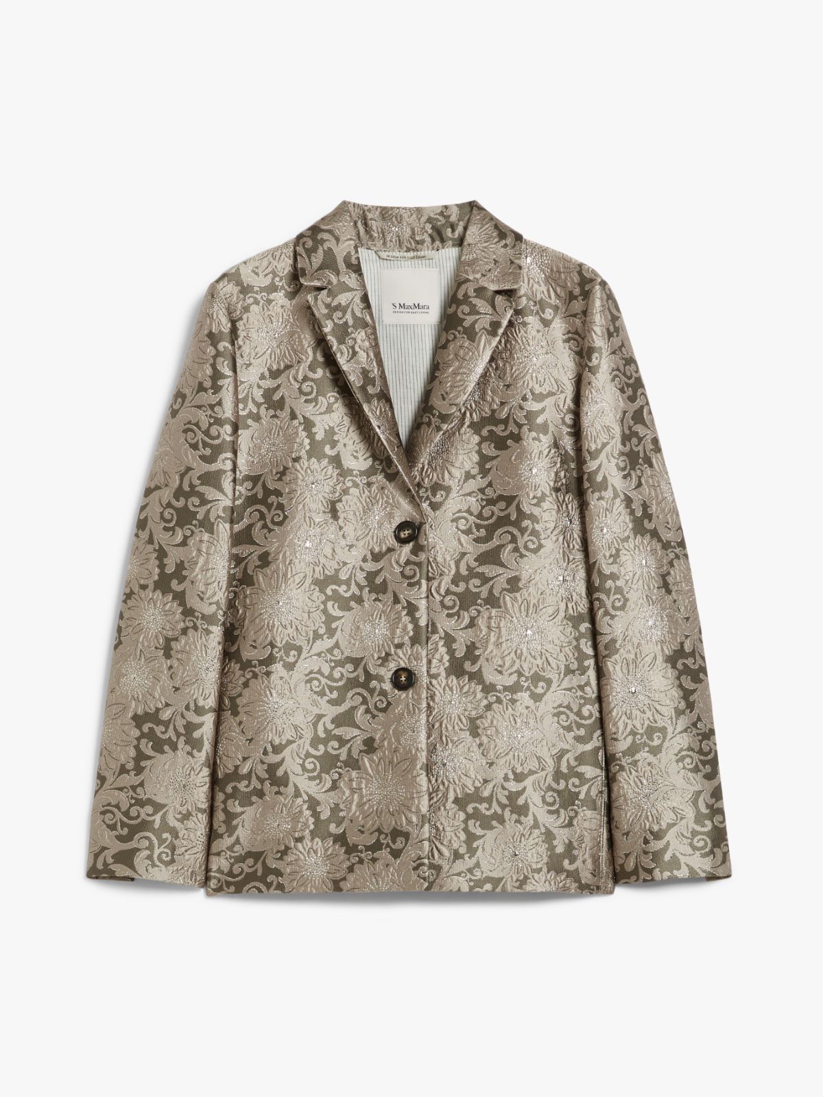 Jacquard silk jacket