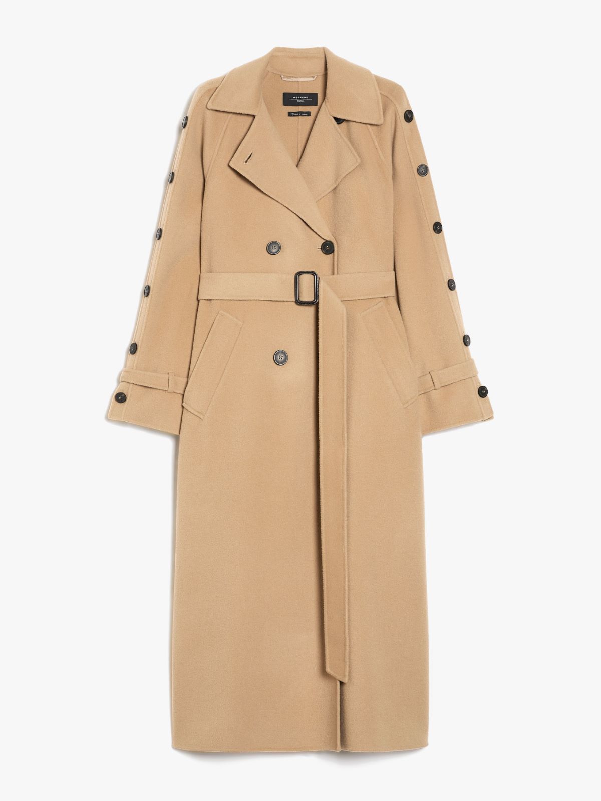 Wool trench coat