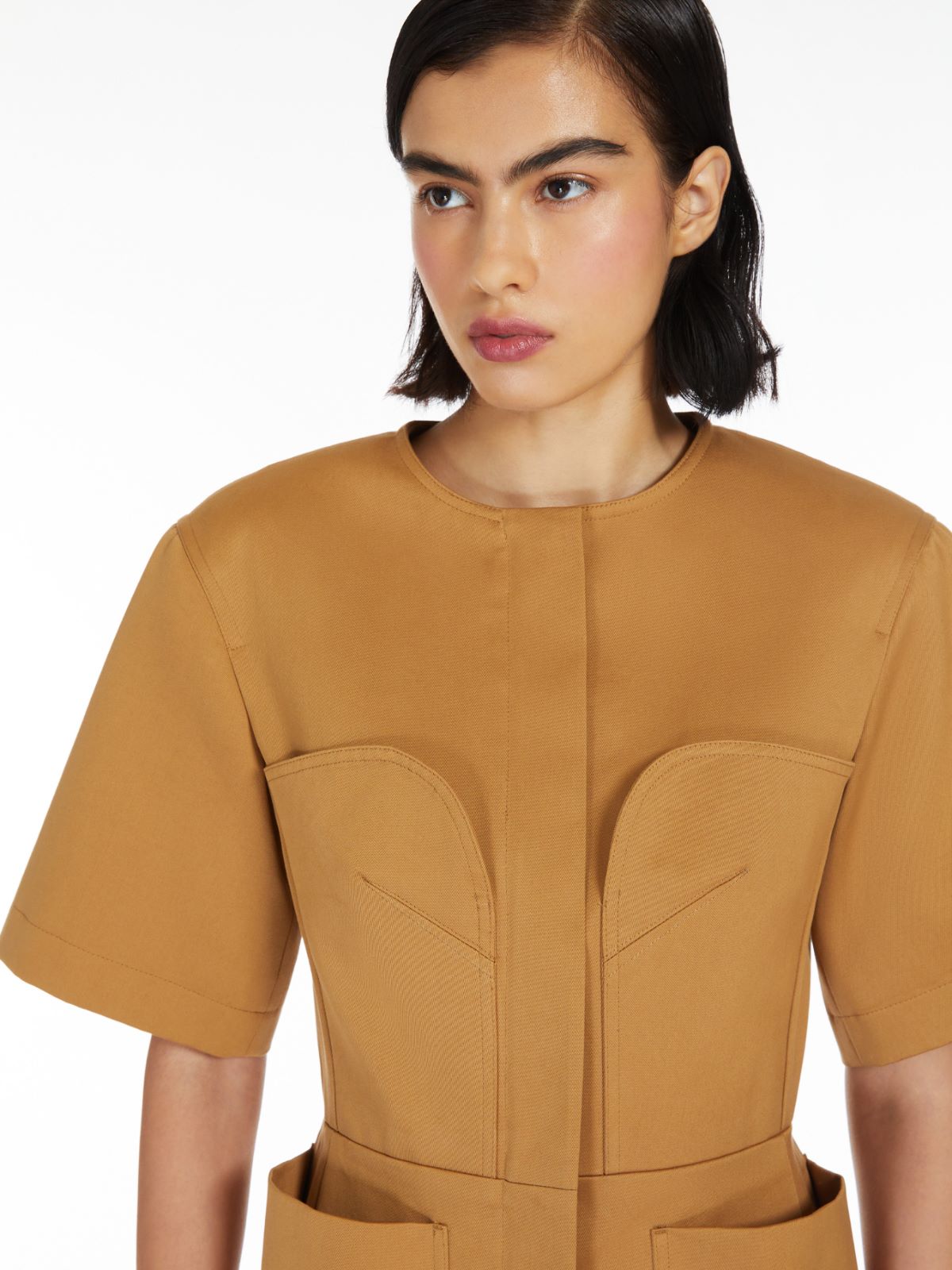 Feminine gabardine jacket