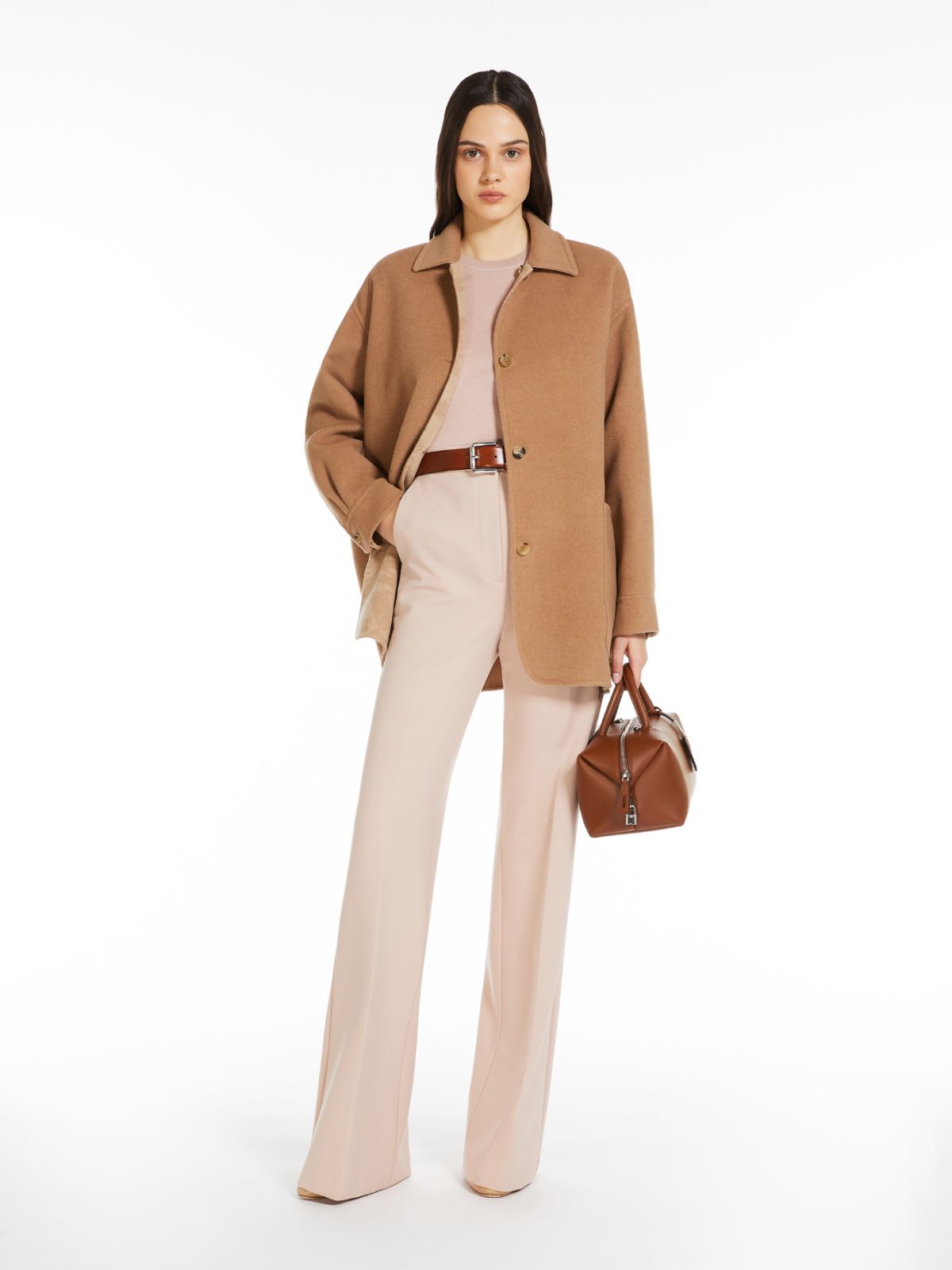 Reversible camel jacket