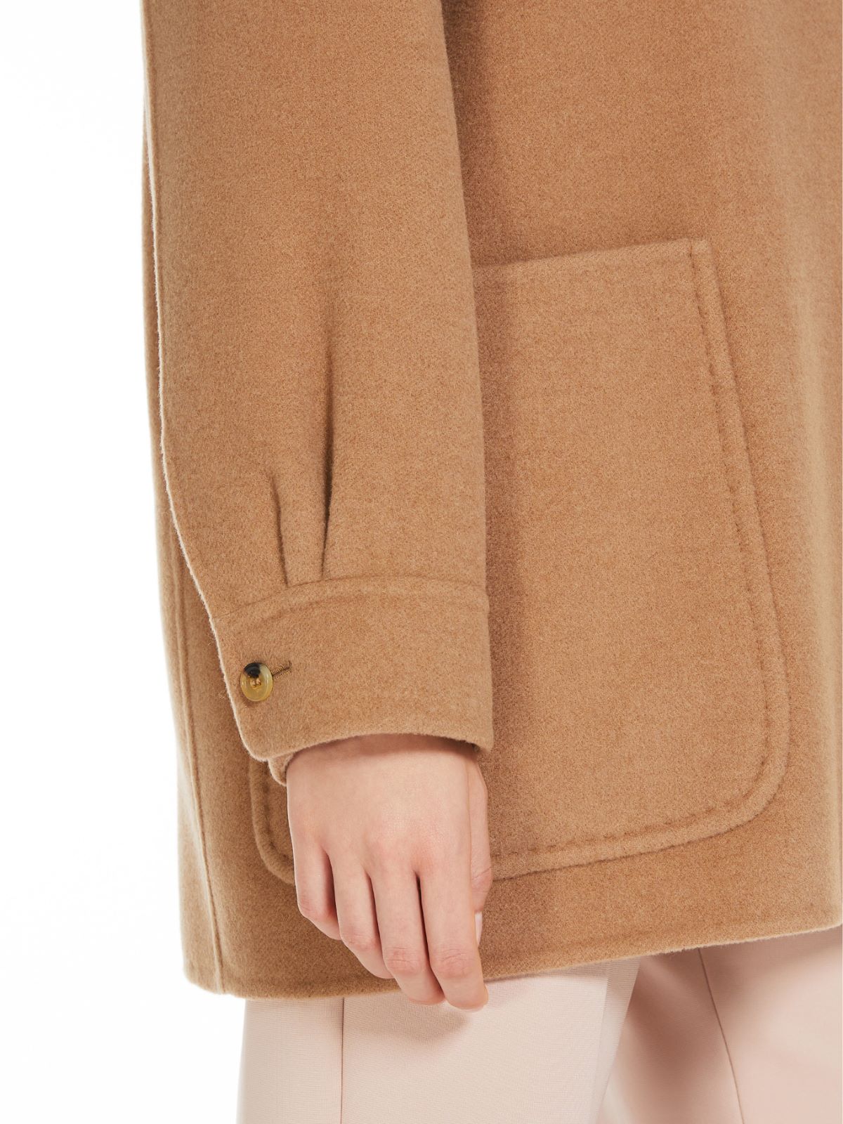 Reversible camel jacket