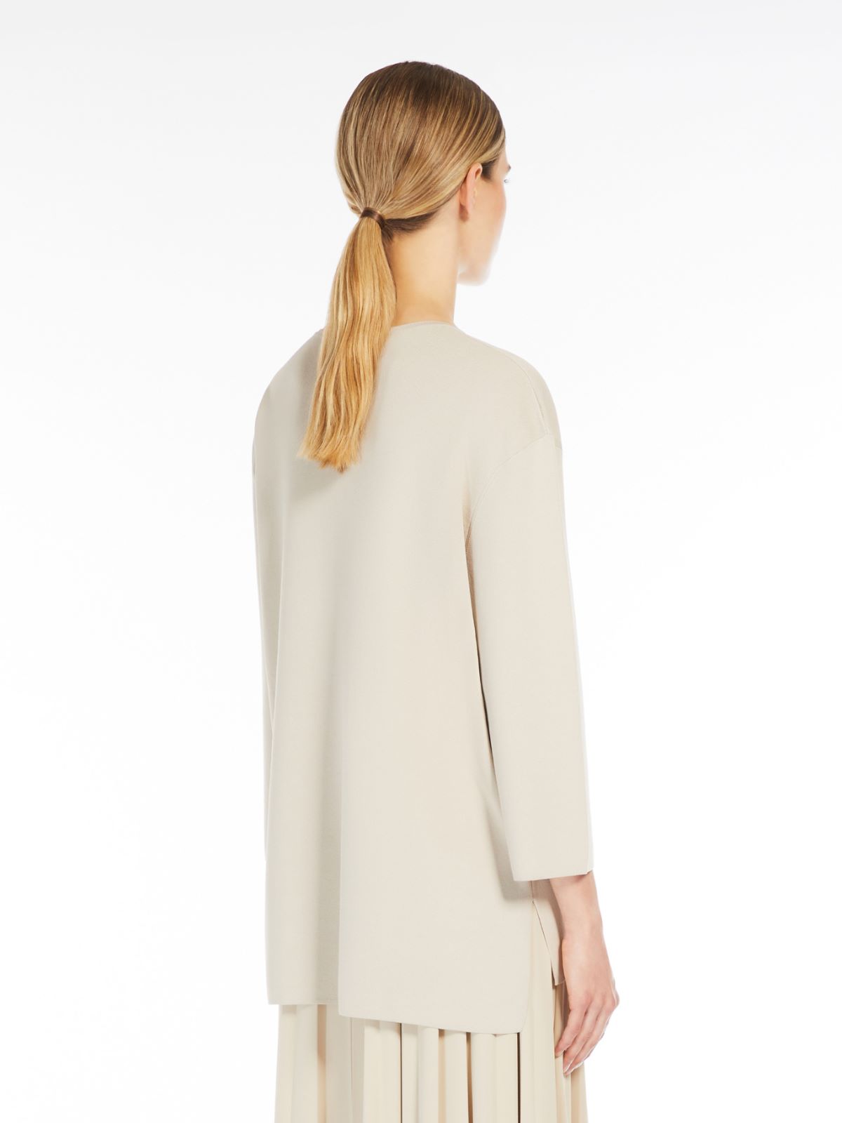 Soft viscose crêpe jumper