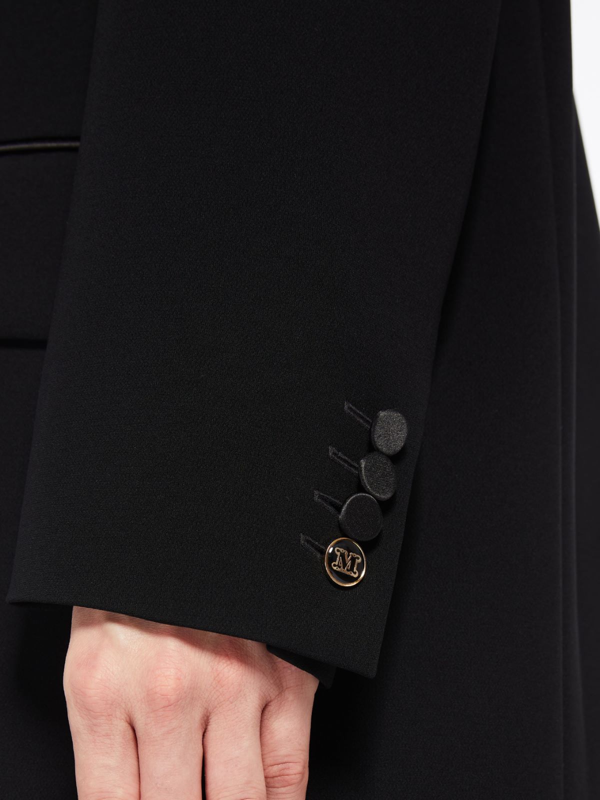 Oversized cady tuxedo jacket