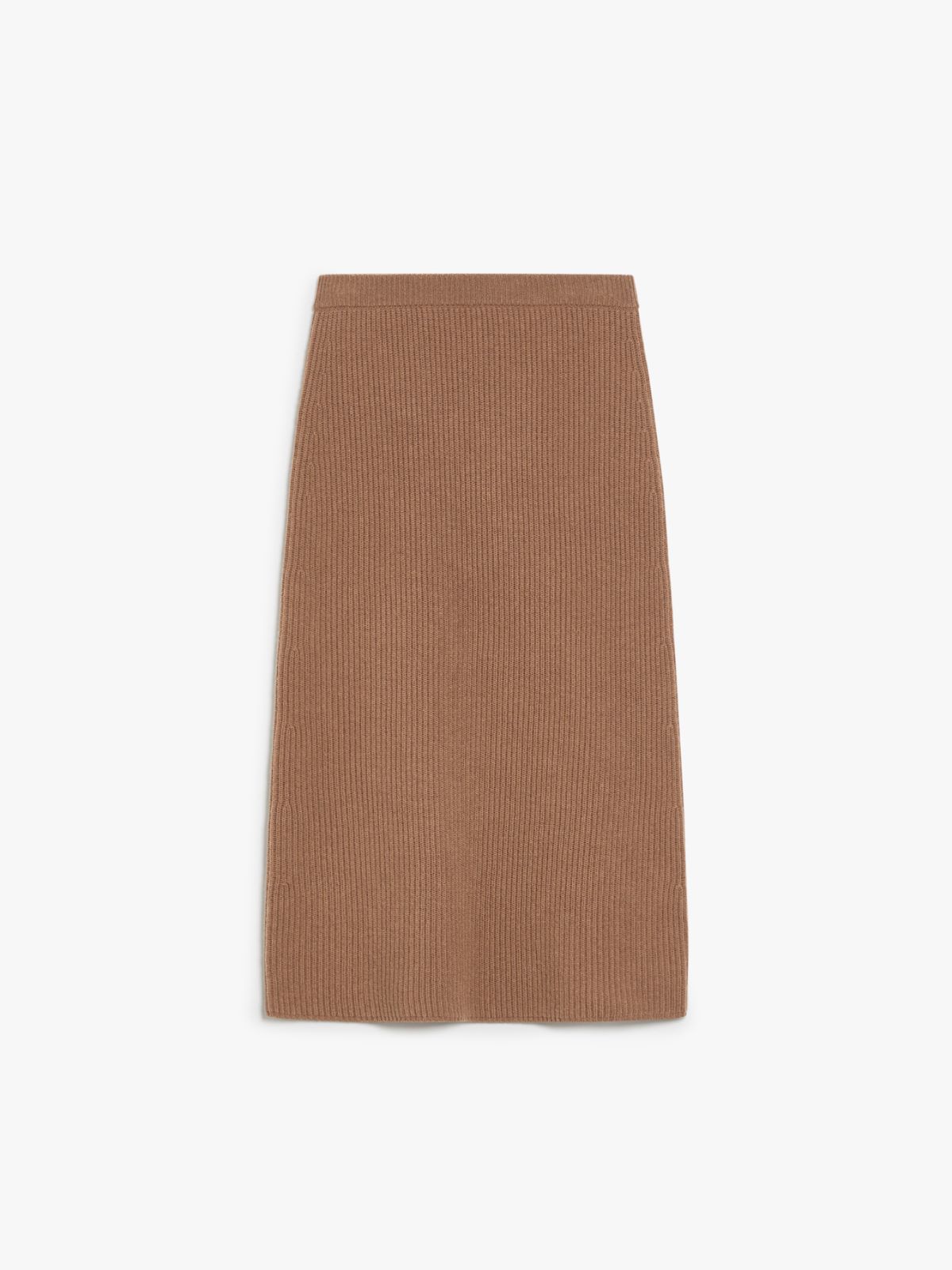 Wool and cashmere pencil skirt