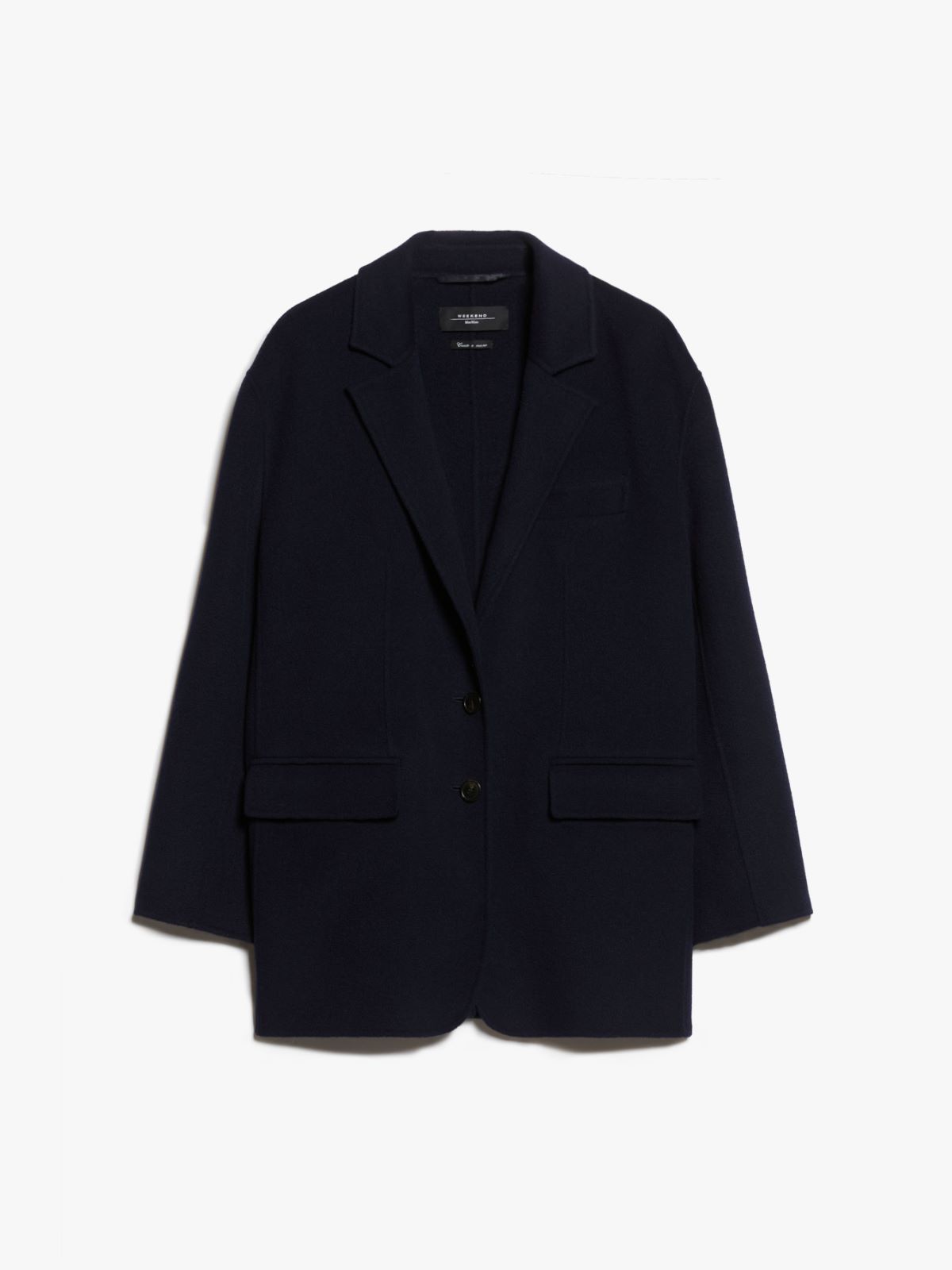 Single-breasted wool jacket