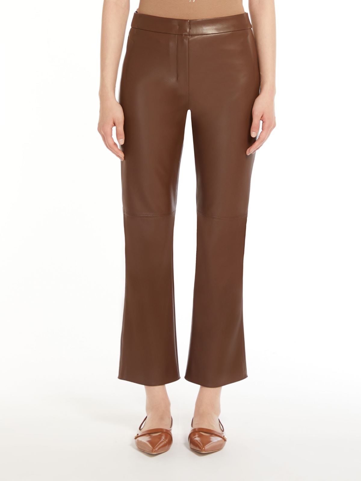 Coated fabric trousers