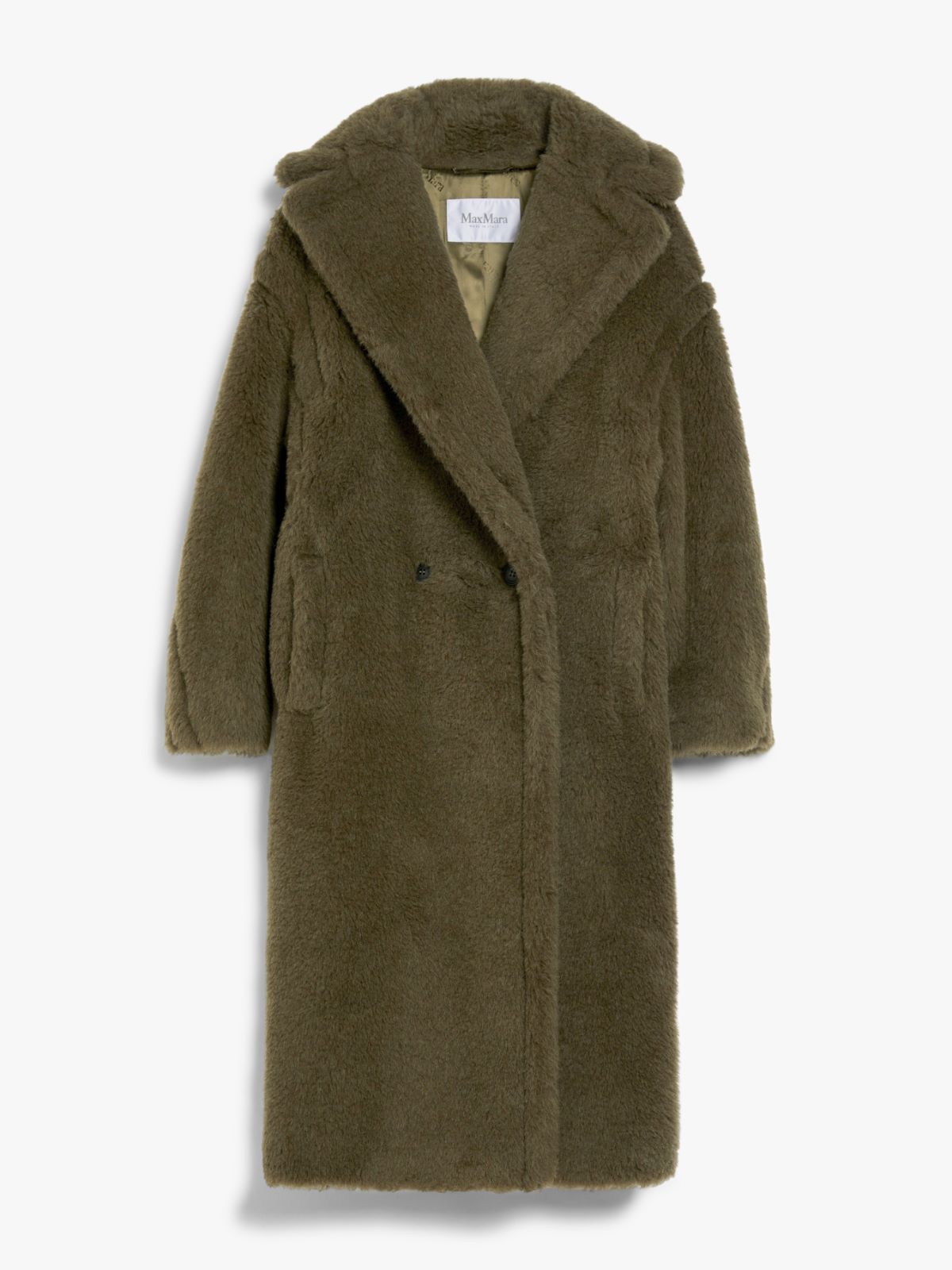 Teddy Bear Icon Coat in alpaca and wool