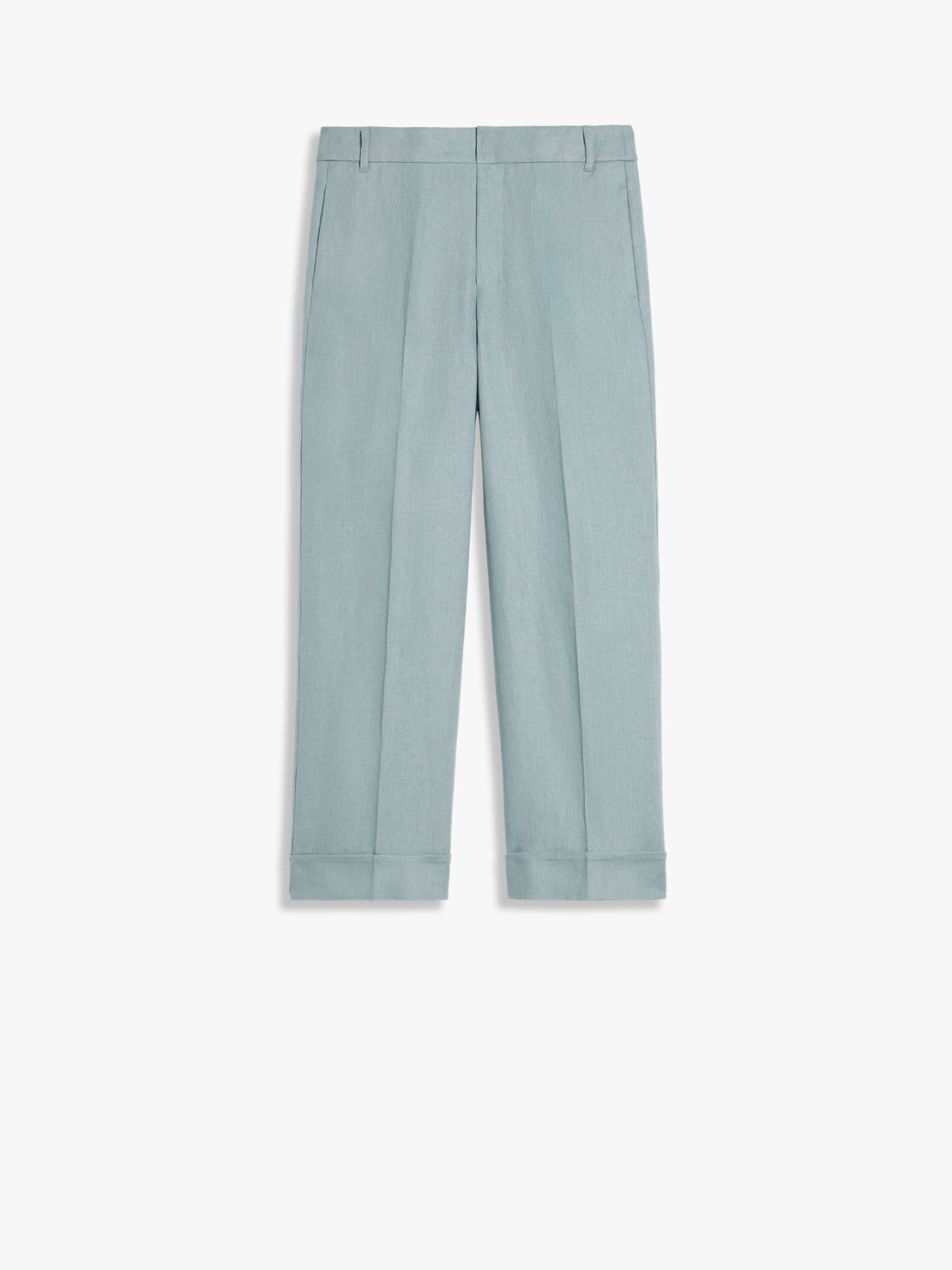 Linen canvas palazzo trousers