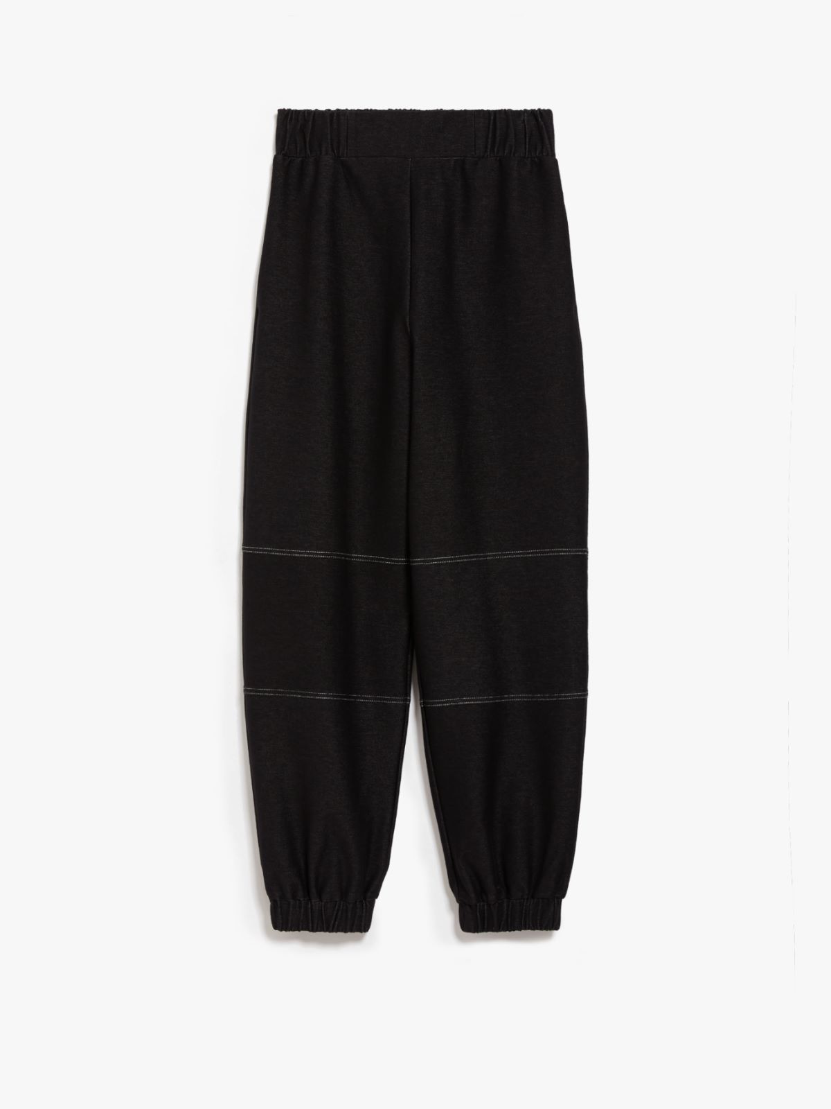 Denim-look jersey joggers