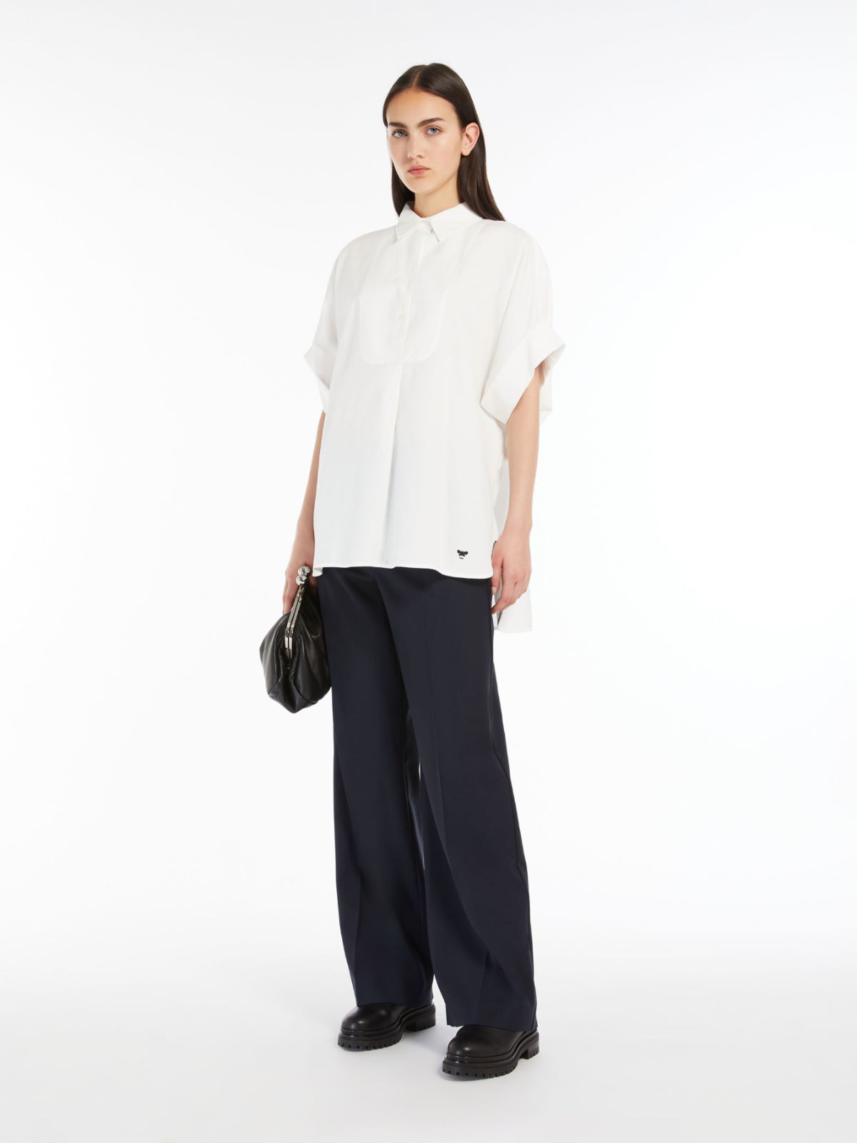 Cotton poplin shirt