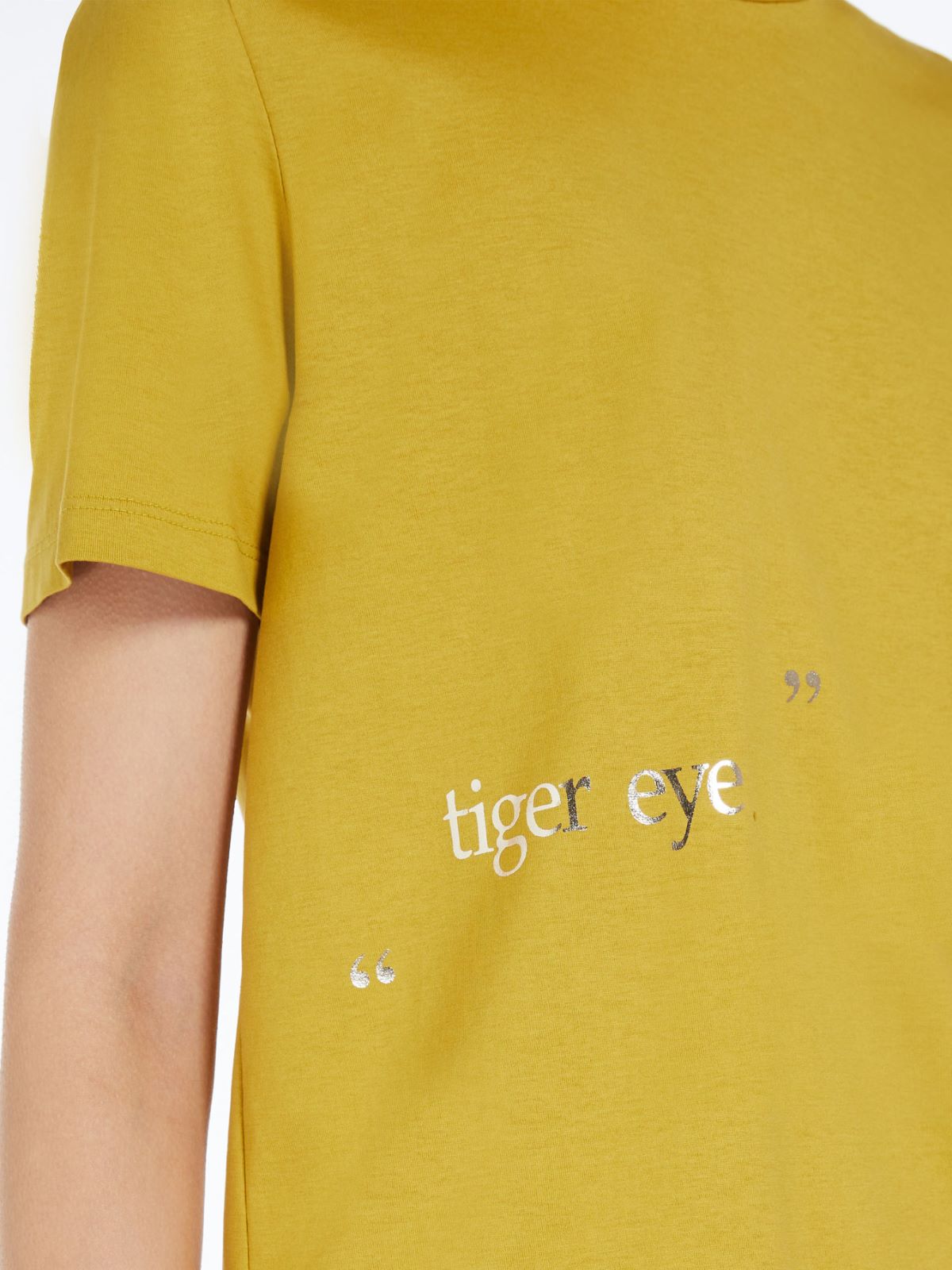 Cotton jersey print T-shirt