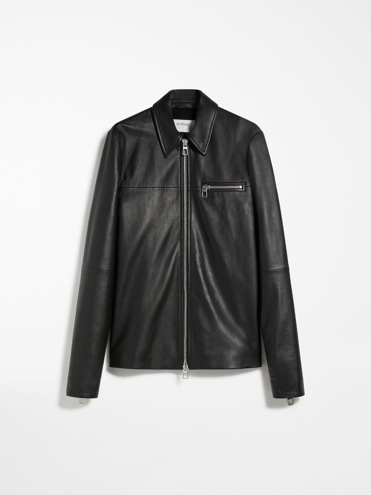 Short Nappa leather jacket