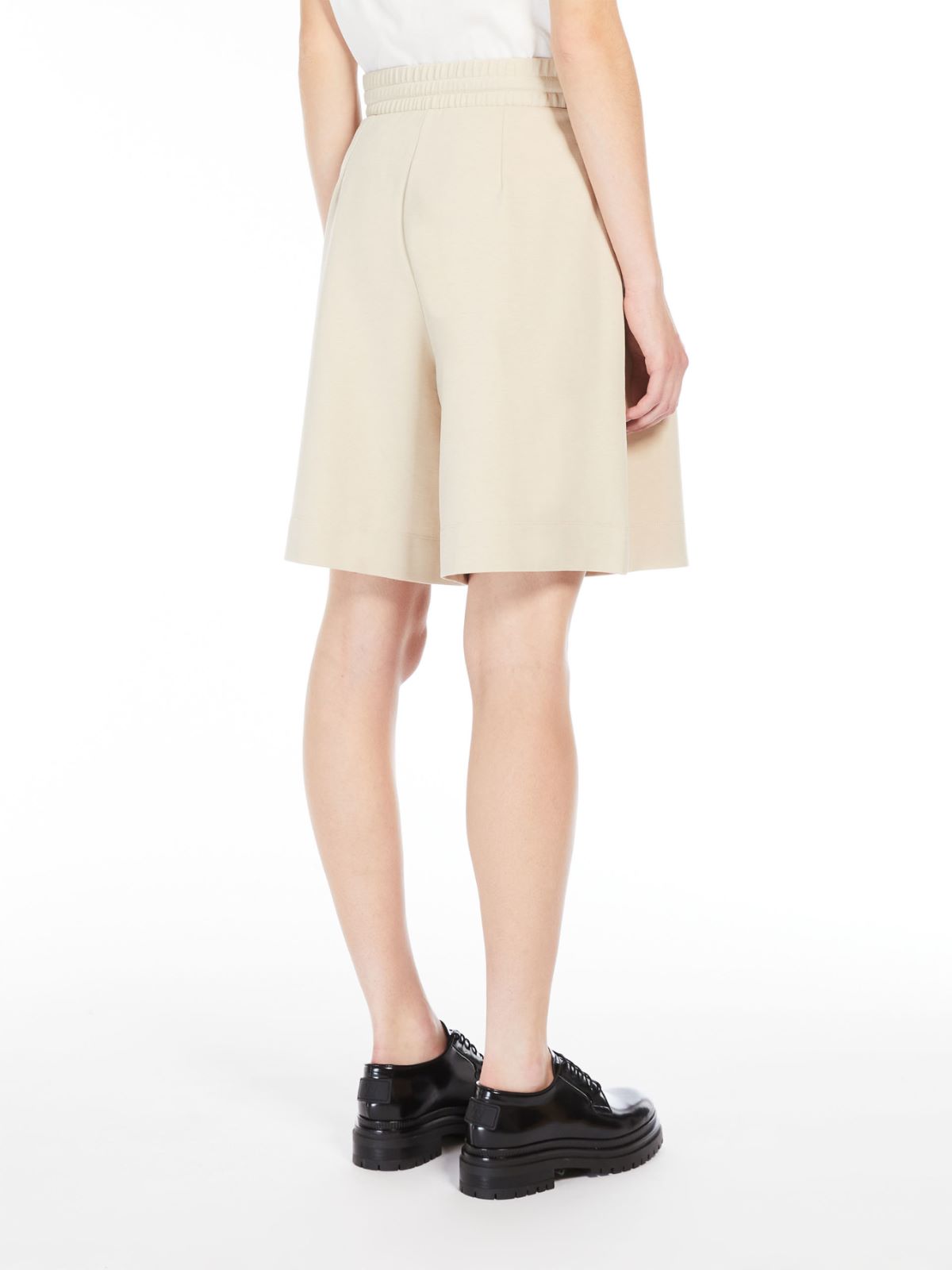 Milano-knit jersey Bermuda shorts