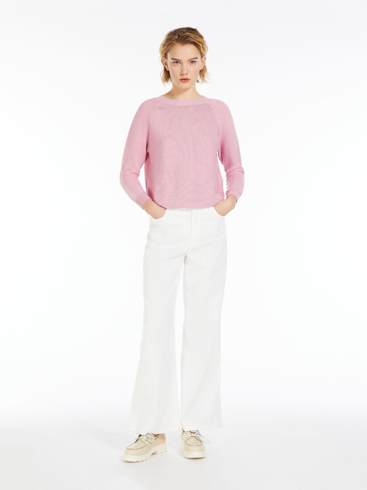 Relaxed-fit cotton sweater