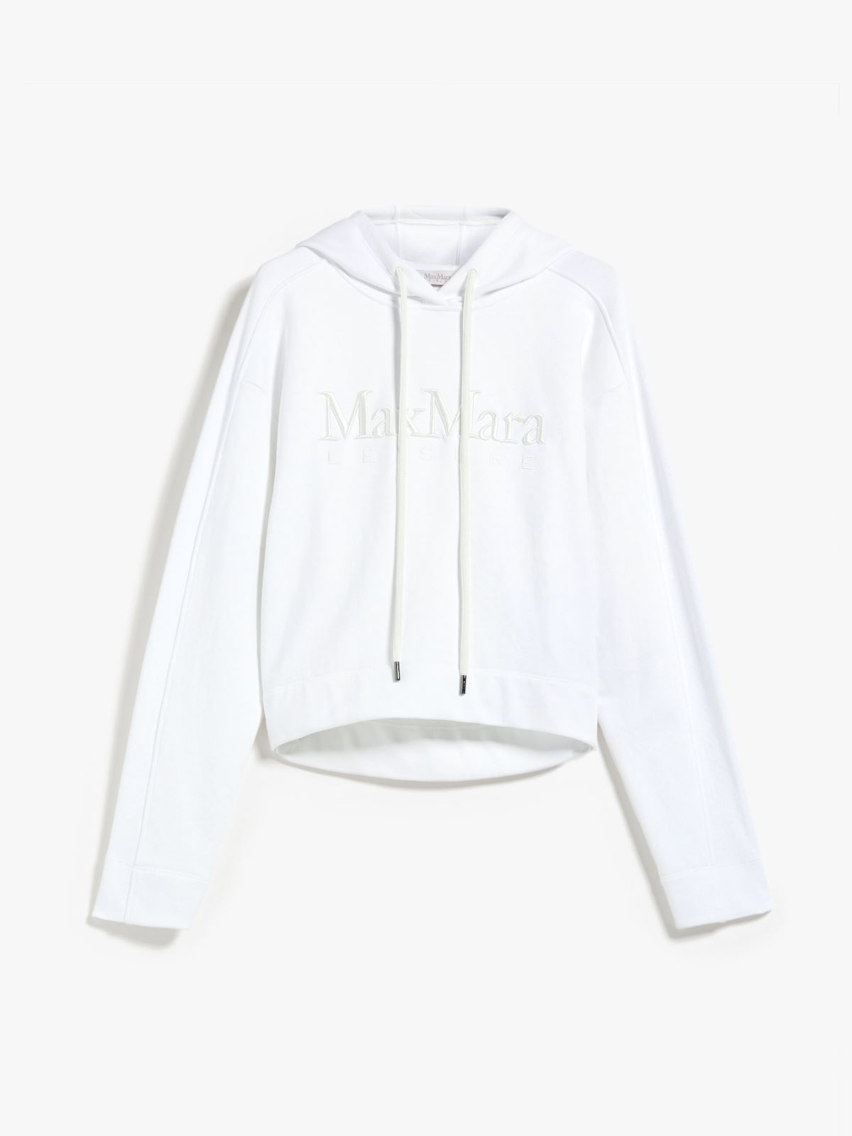 Cotton jersey boxy sweatshirt