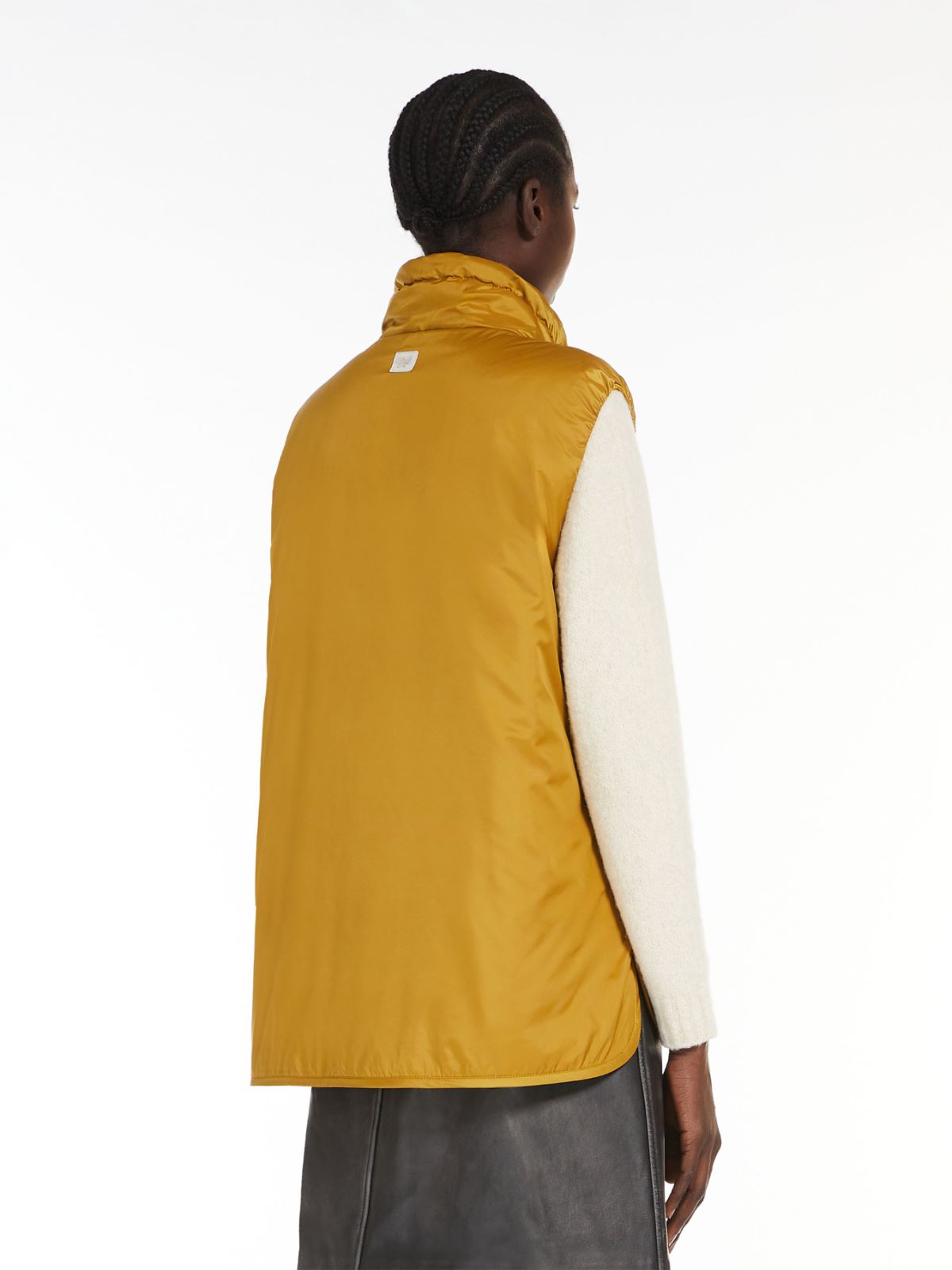 Reversible water-repellent canvas gilet
