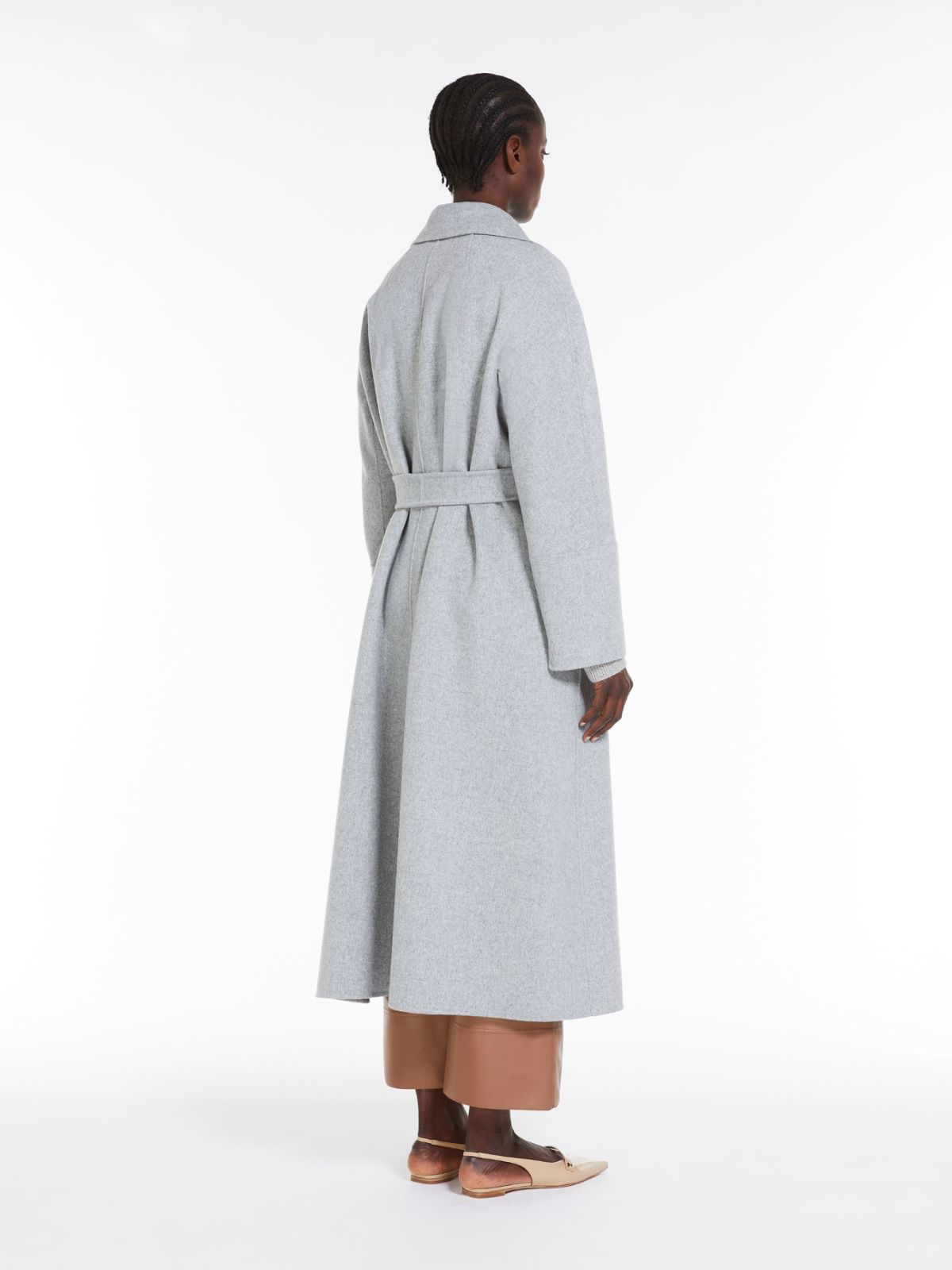 Wool robe coat