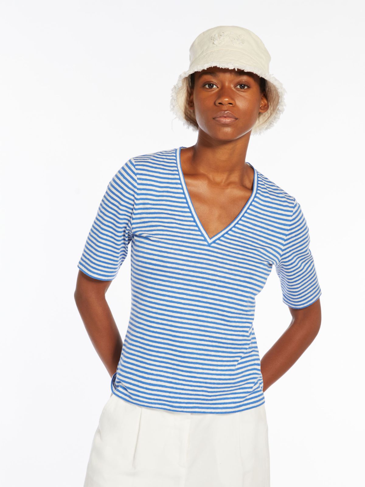 Linen jersey T-shirt