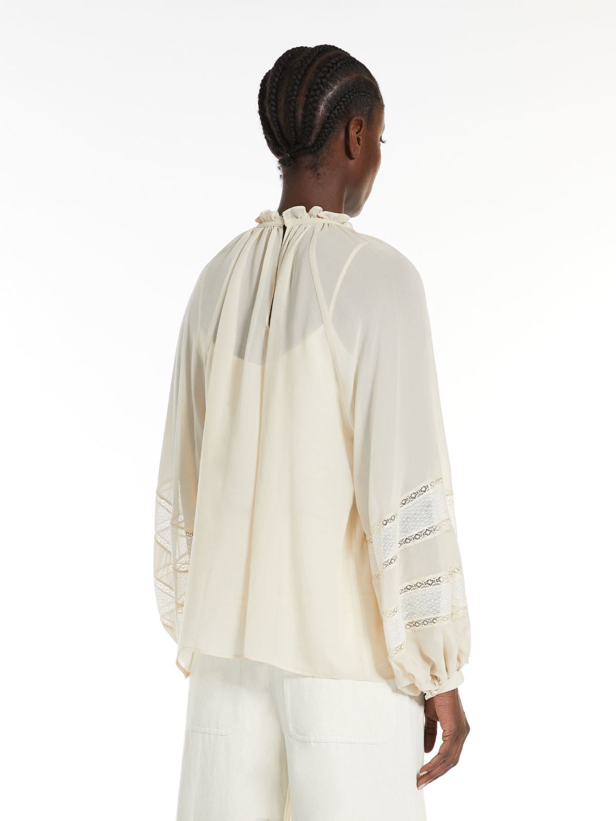 Silk georgette blouse