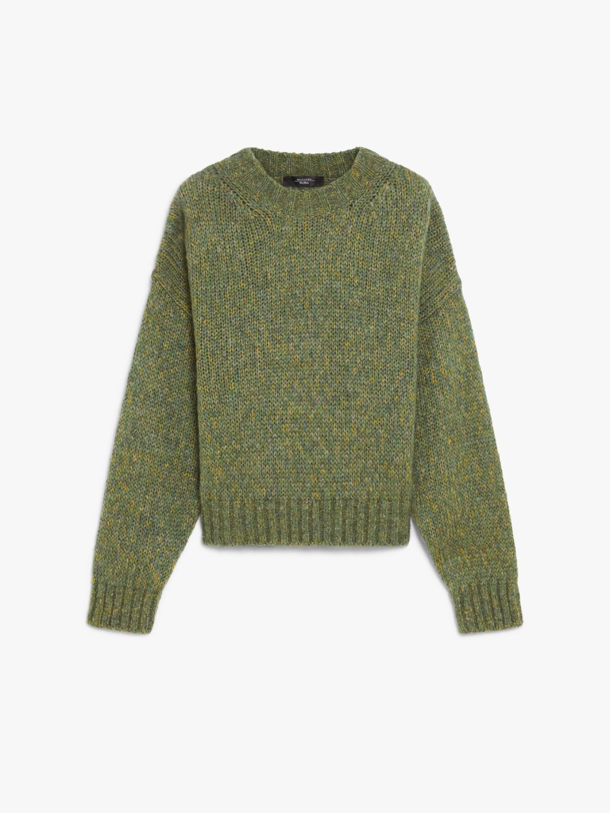 Mohair chiné yarn sweater