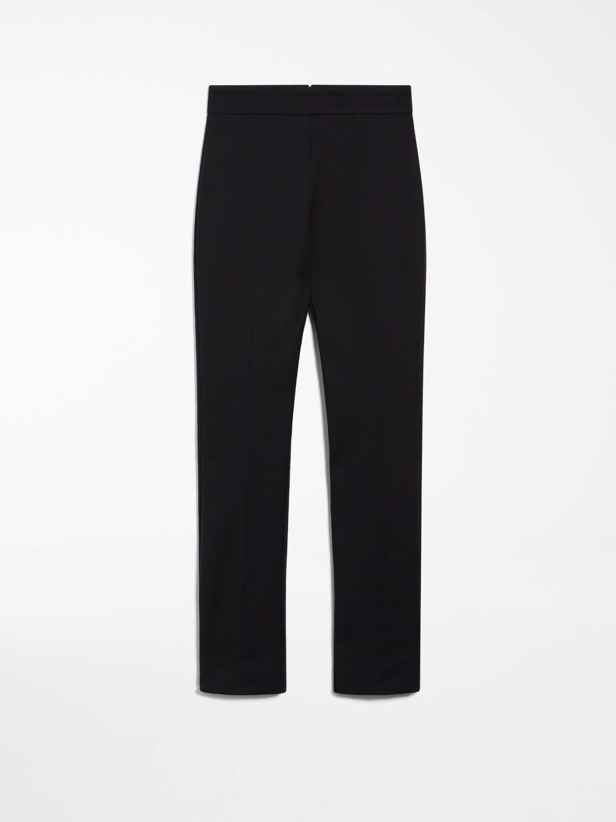 Double-faced cotton trousers