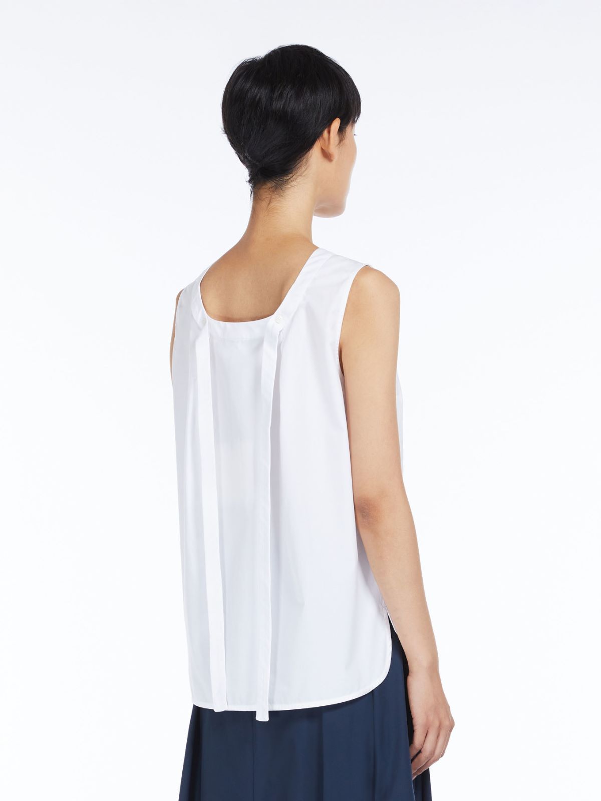 Cotton-poplin top