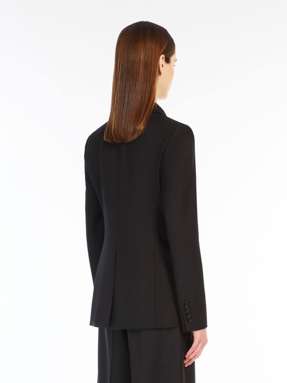 Gabardine wool blazer