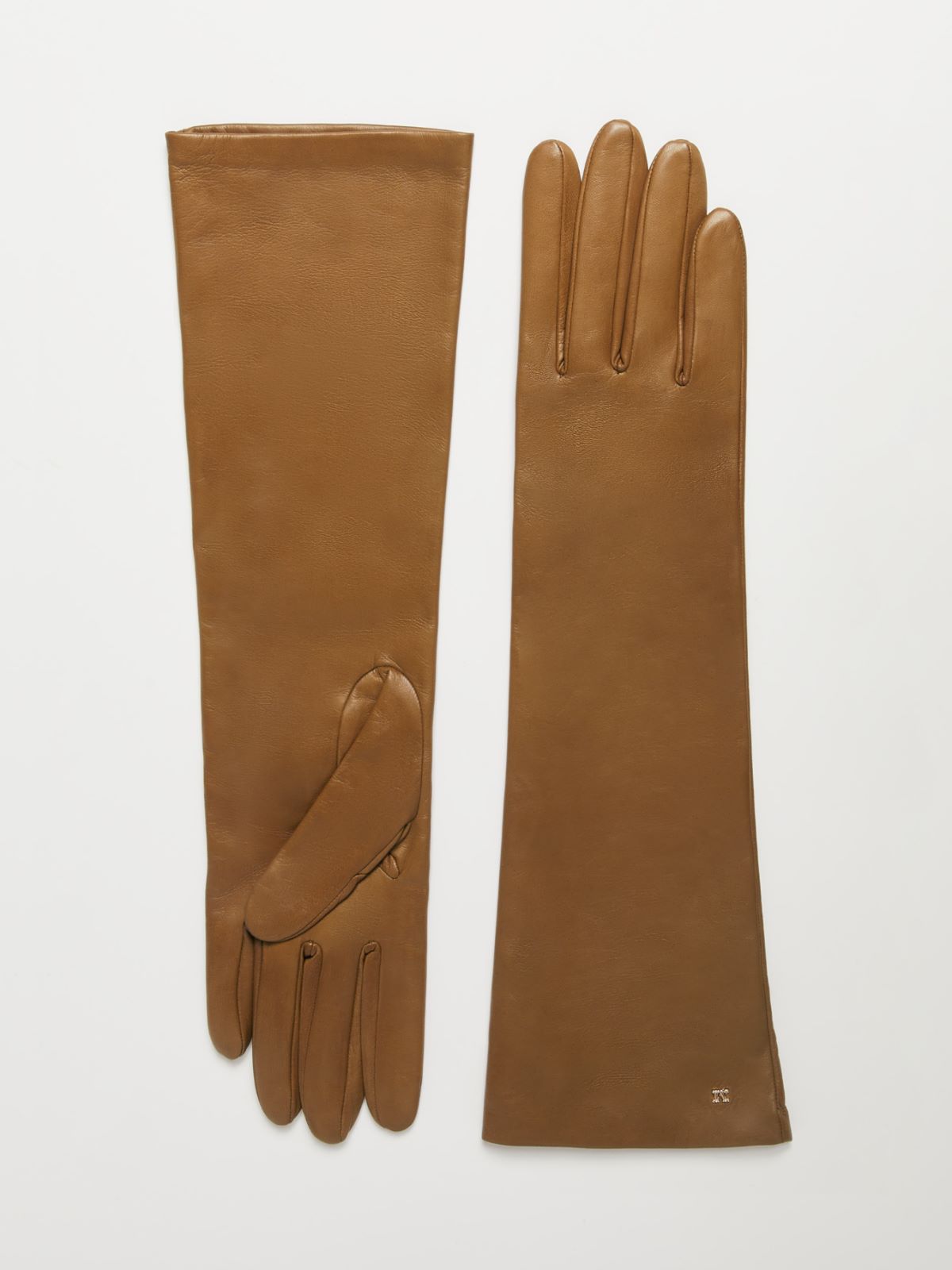 Long Nappa leather gloves