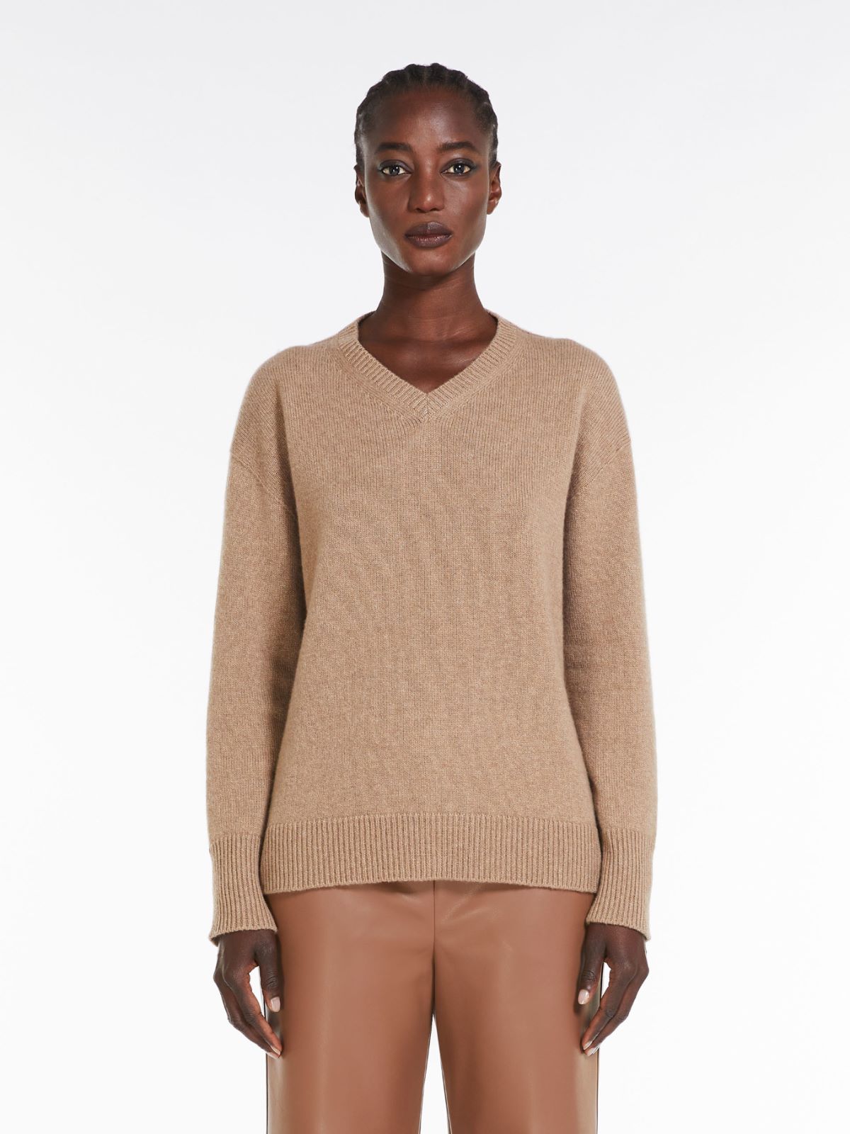 Cashmere V-neck sweater