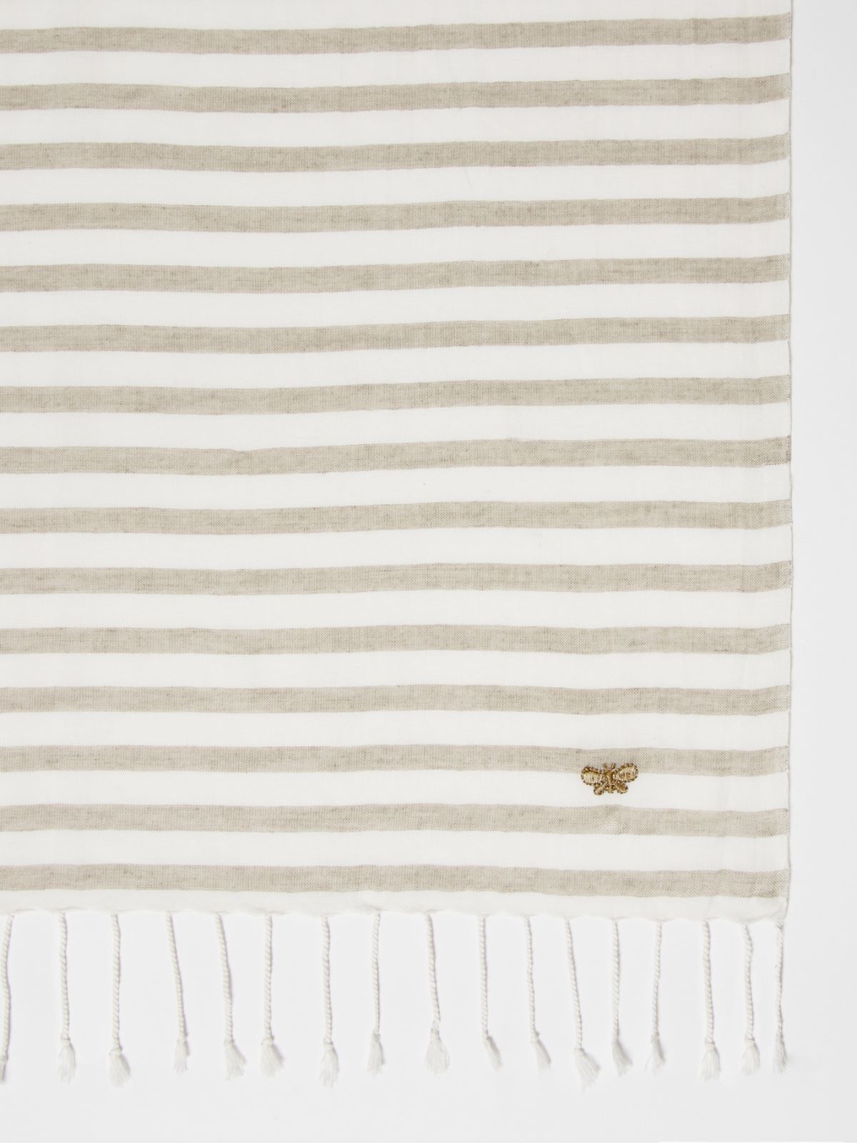 Yarn-dyed cotton stole