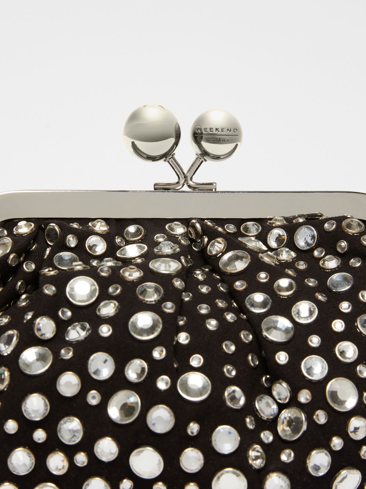 Small crystal leather Pasticcino Bag