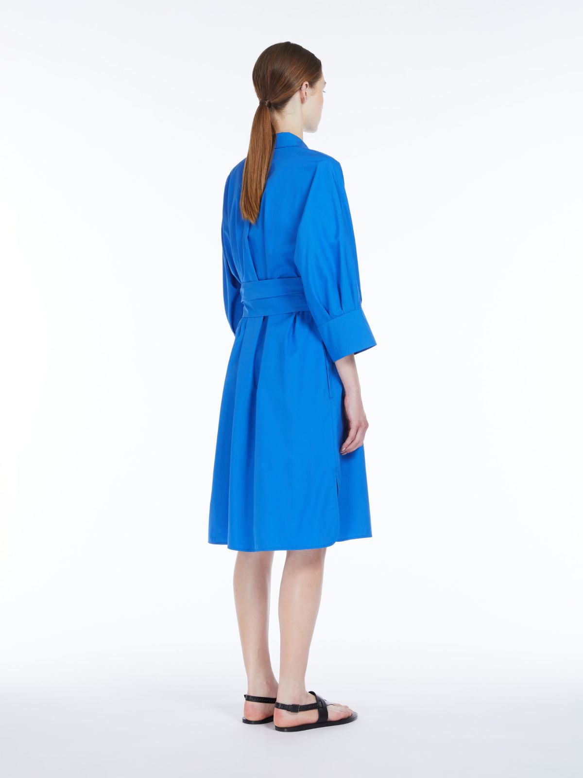 Poplin shirt dress