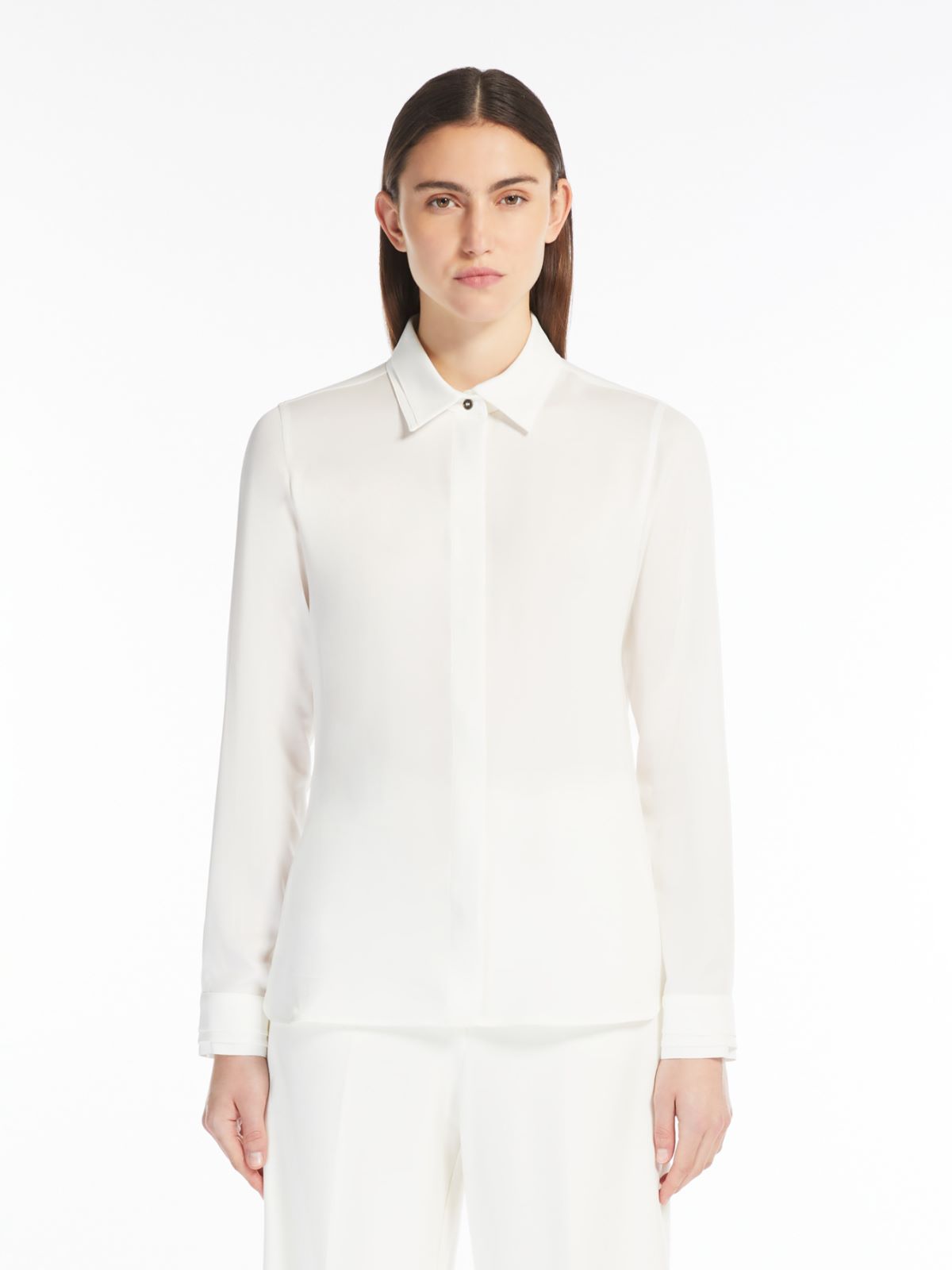 Silk charmeuse shirt