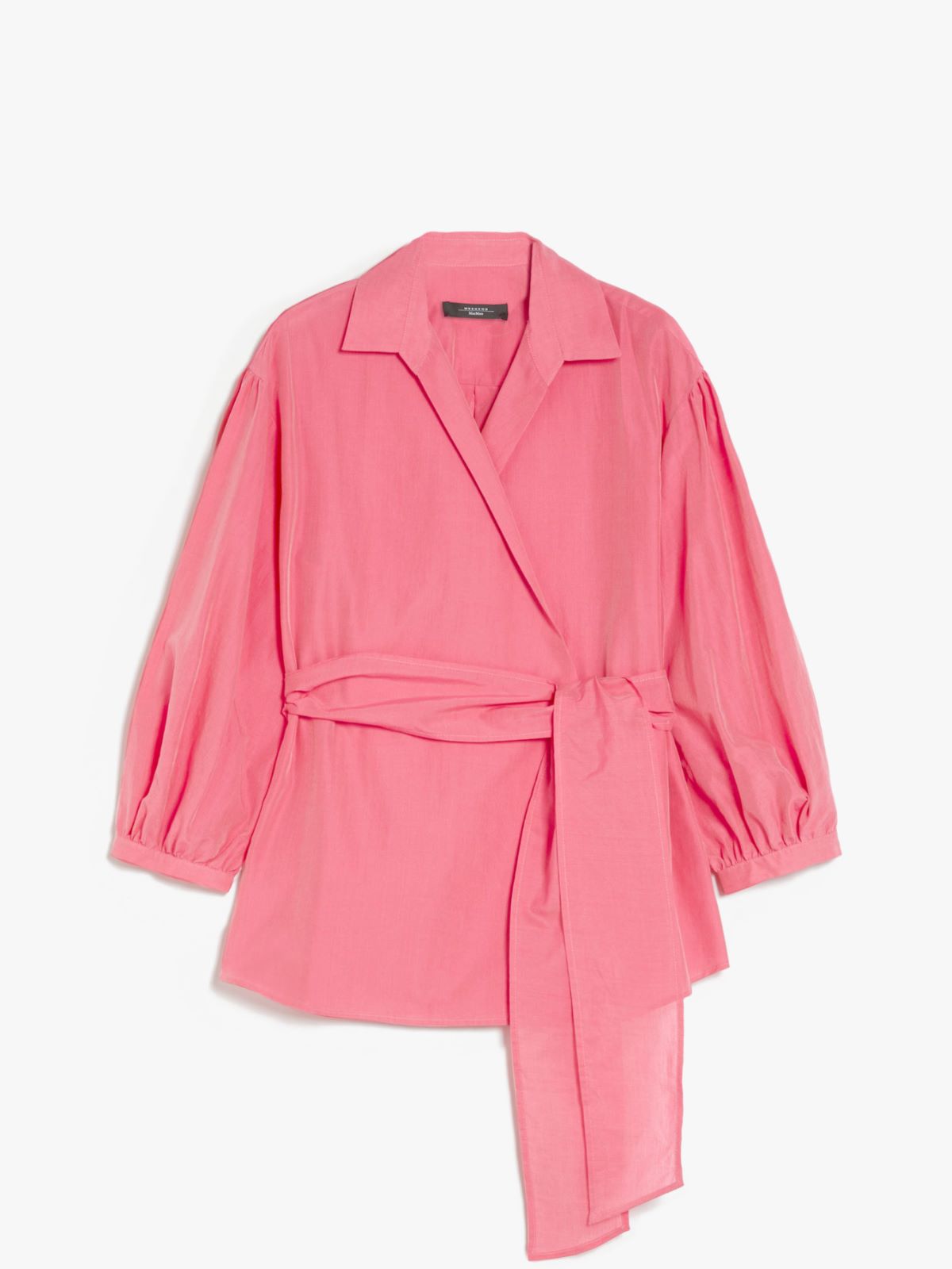 Cotton and silk canvas shirt