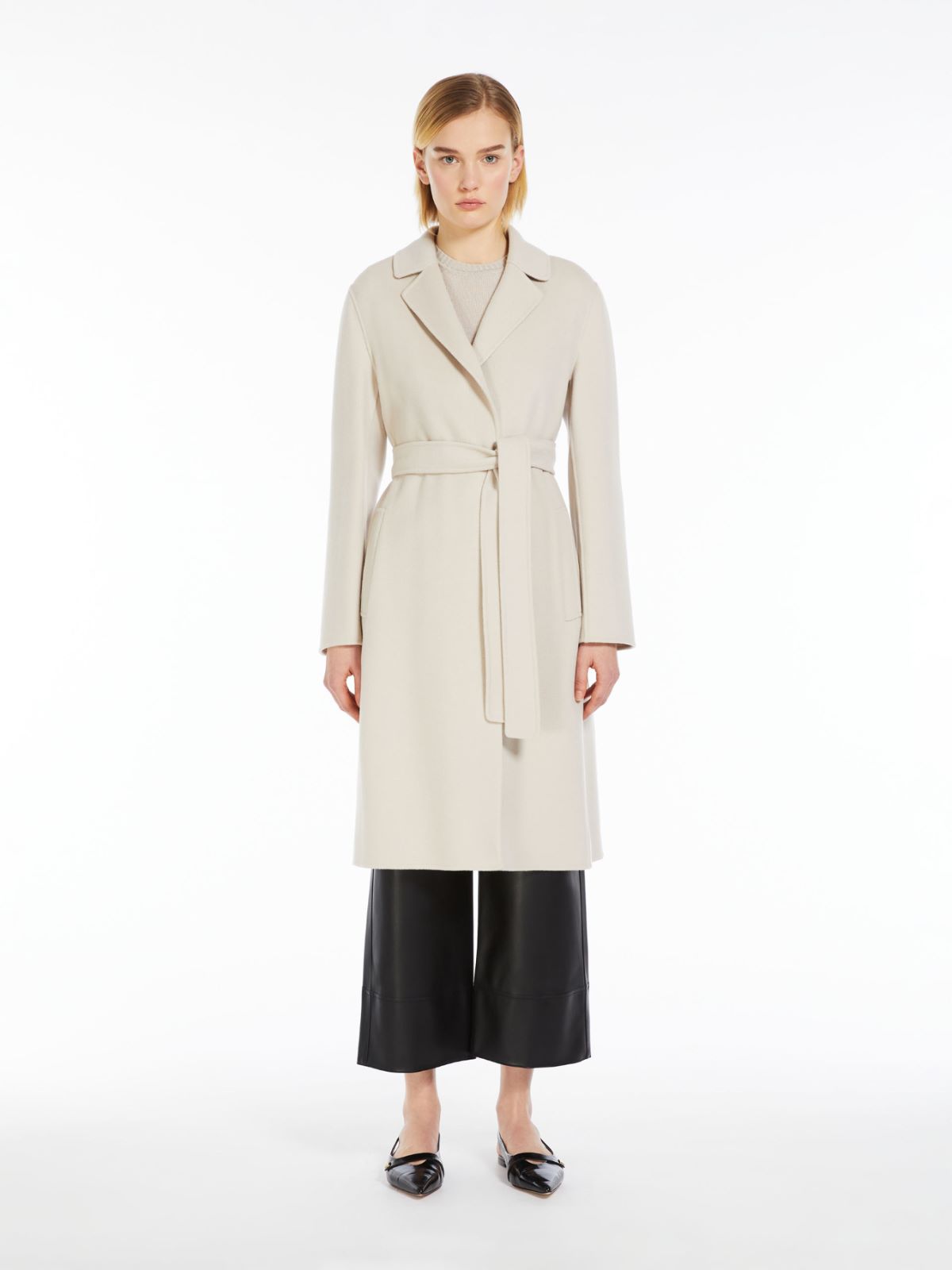 Wool robe coat