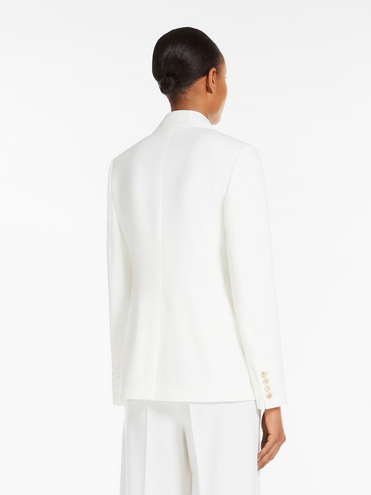 Gabardine wool blazer