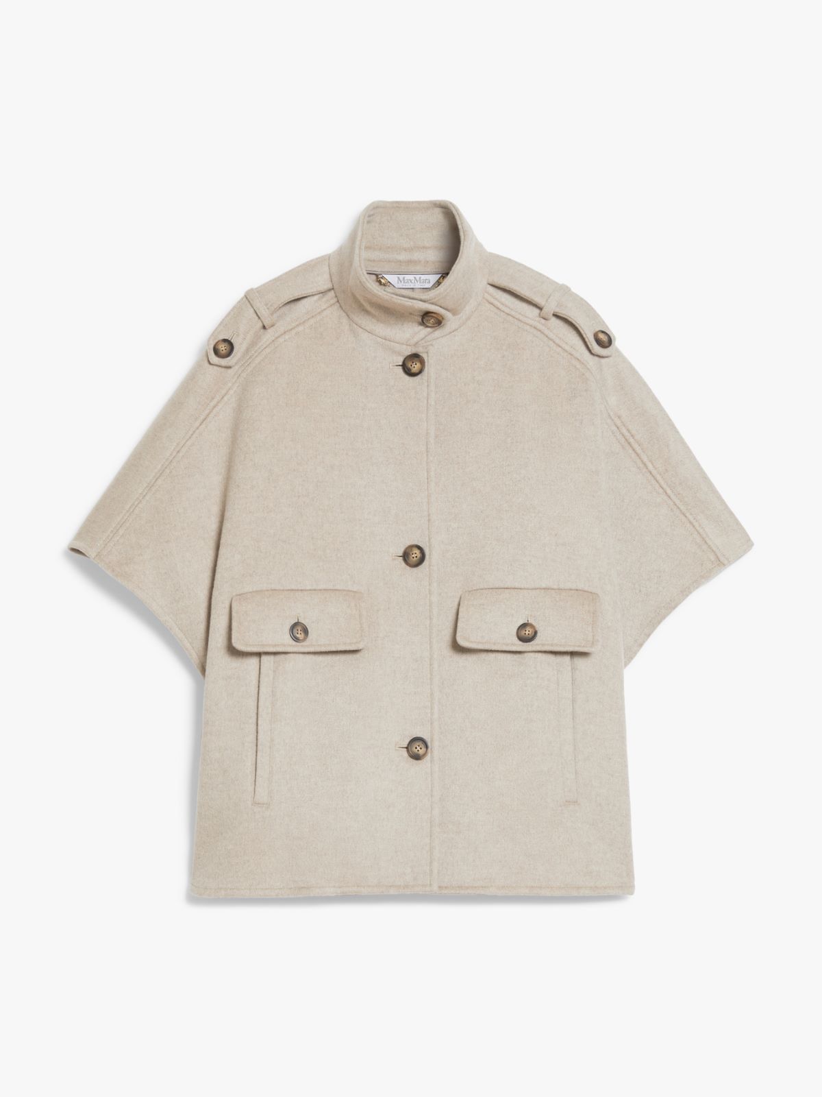 Lightweight cashmere cape