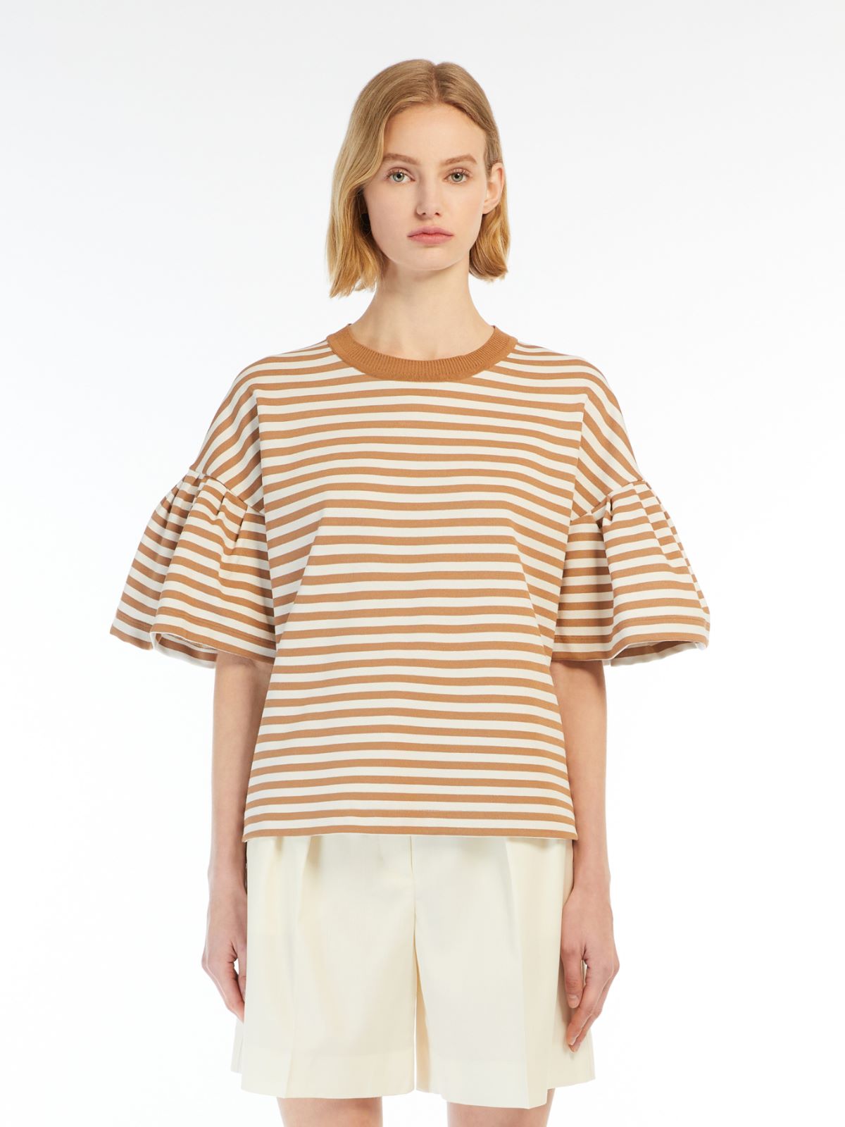 Boxy jersey T-shirt