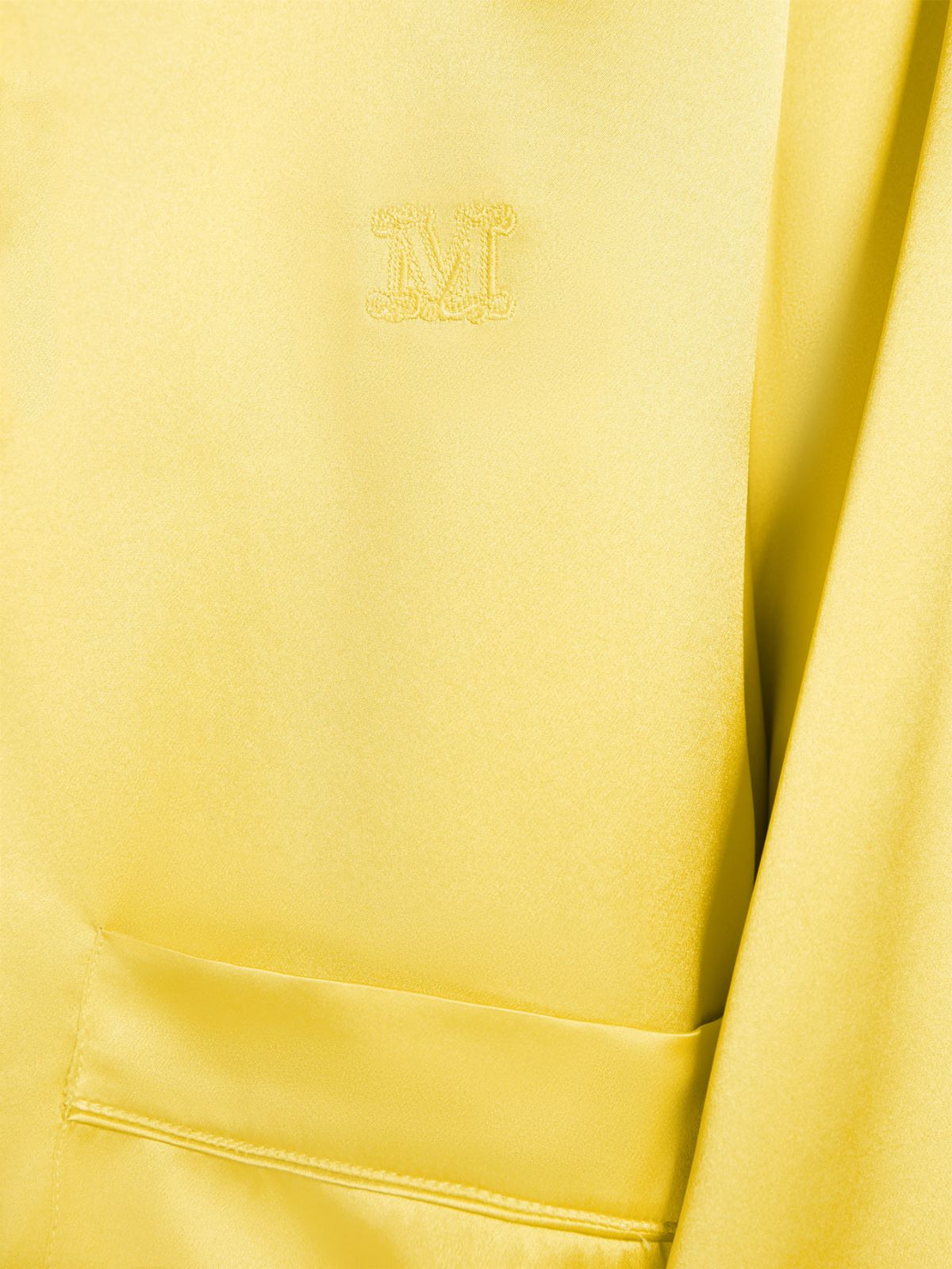 Silk satin pyjama shirt