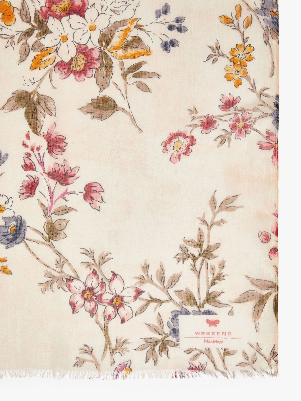 Viscose and cotton stole