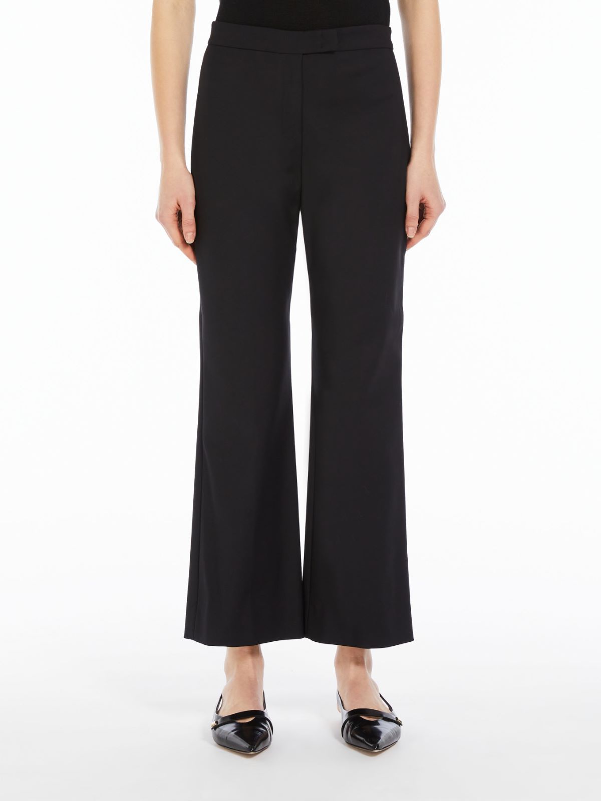 Stretch cotton trousers