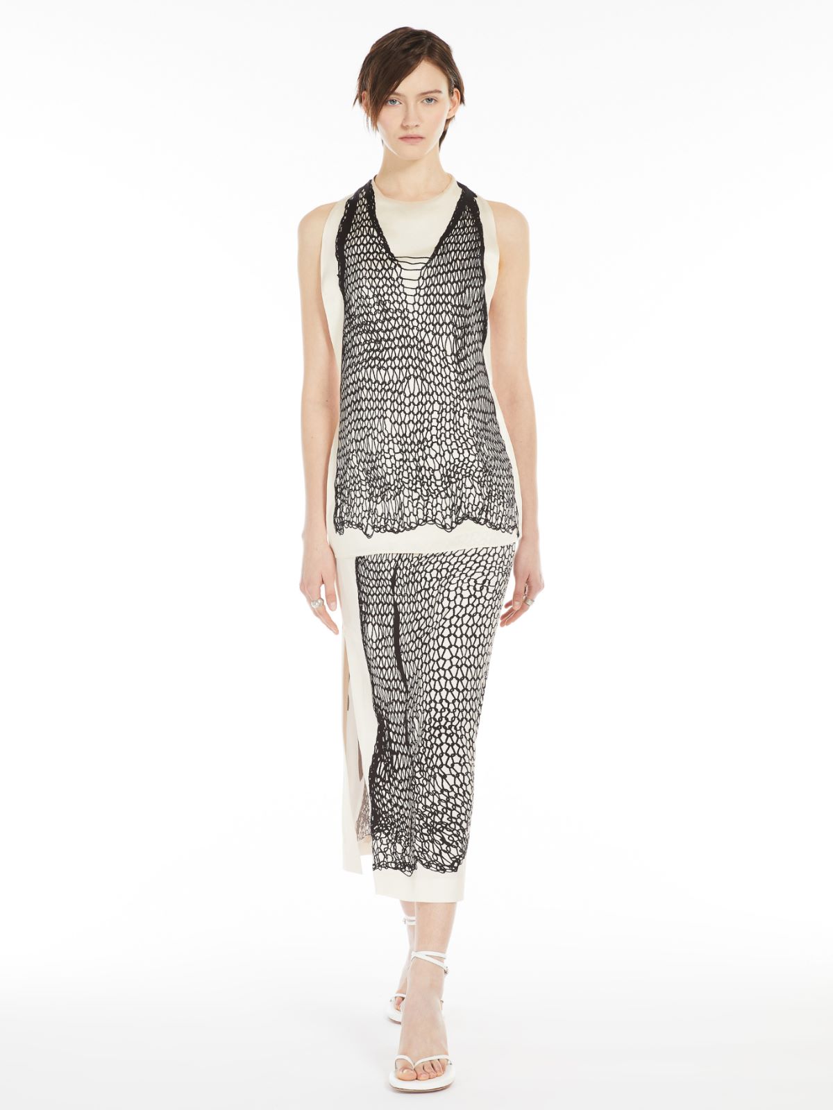 Lightweight satin top