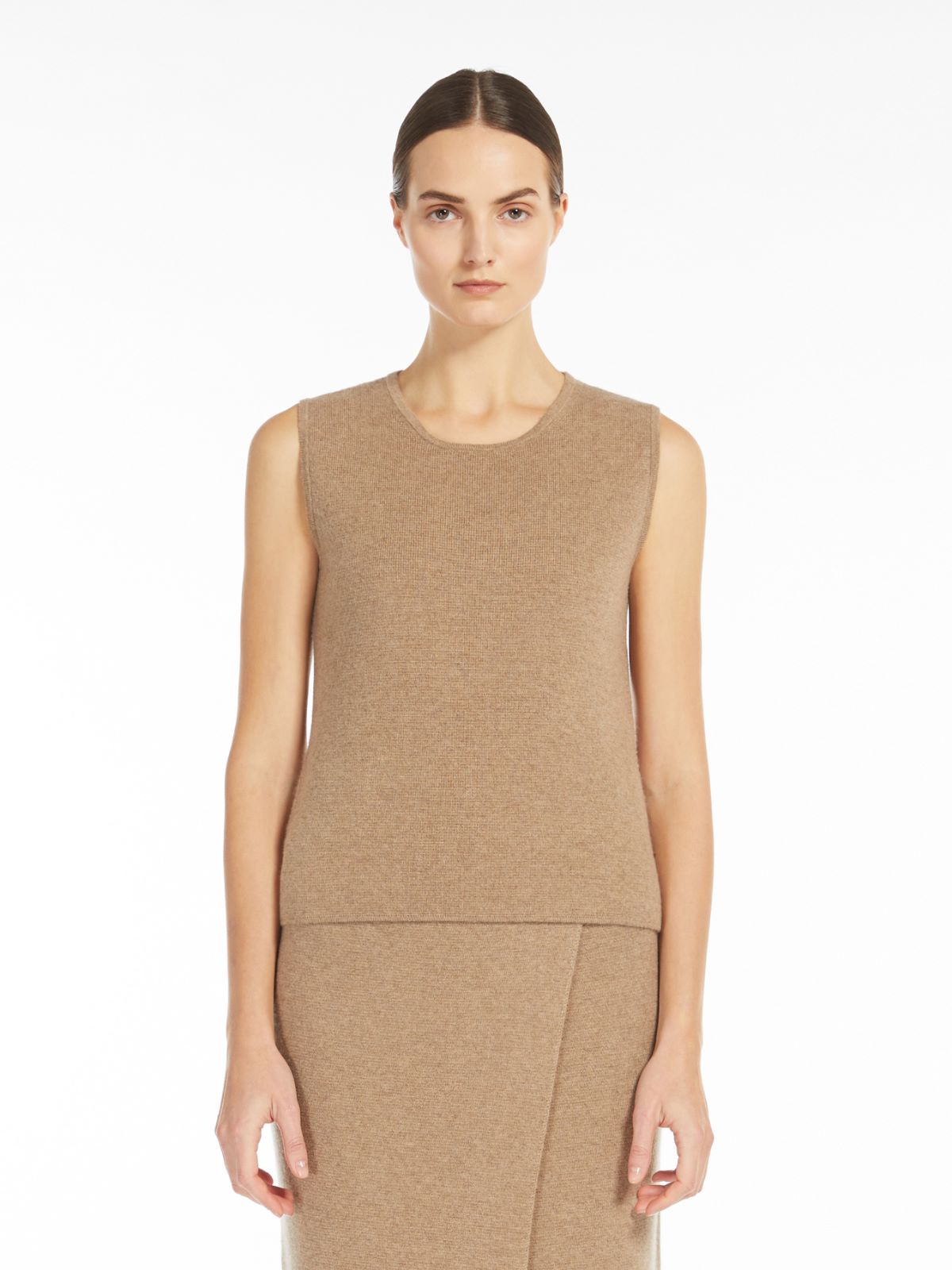 Wool and cashmere top