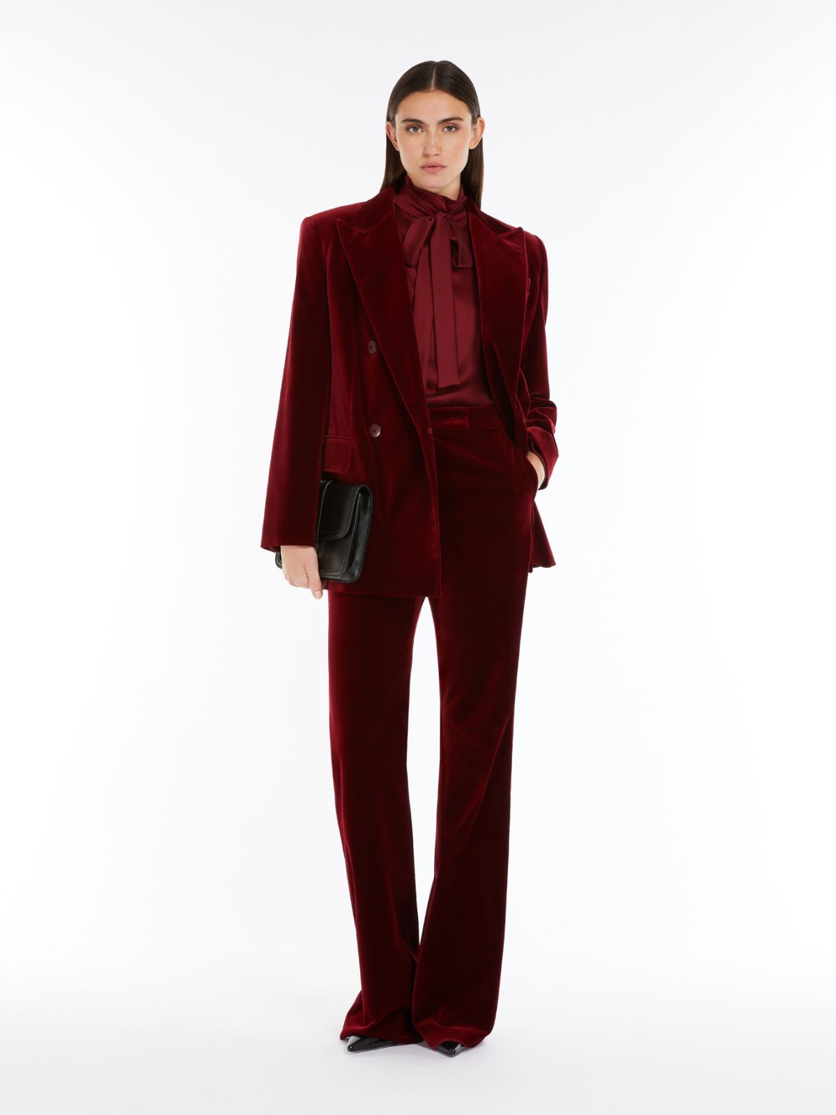 Soft velvet trousers