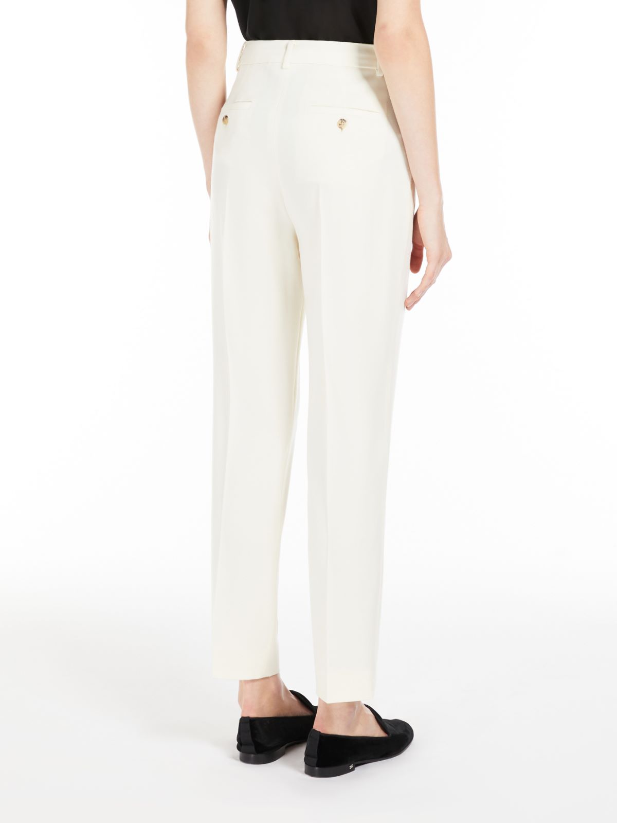 Wool granité trousers
