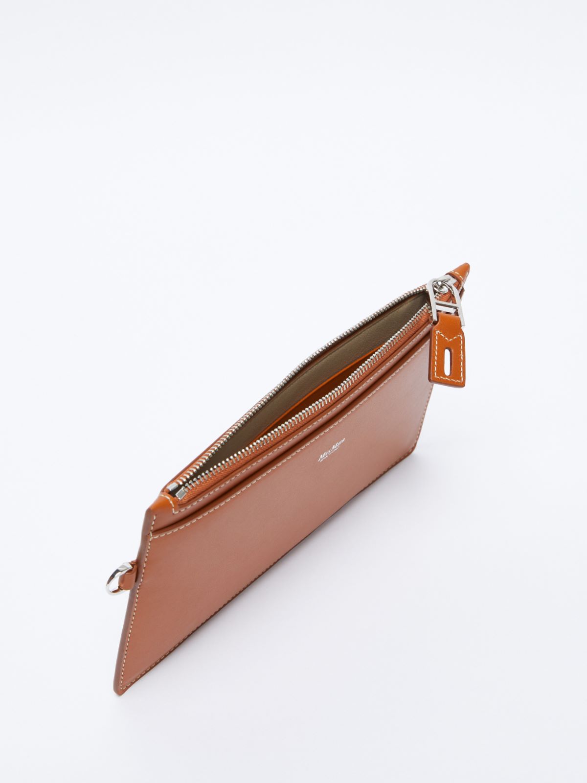Wrist-strap leather pouch