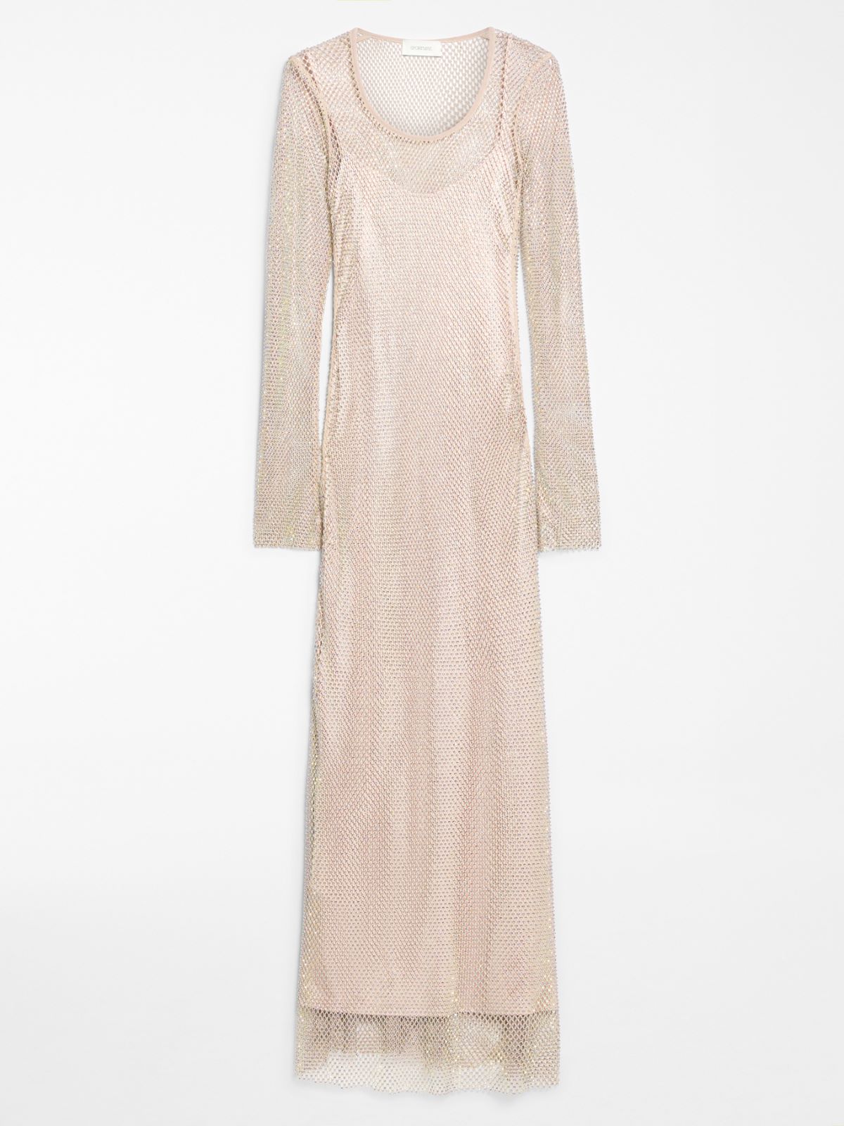 Rhinestone tulle dress