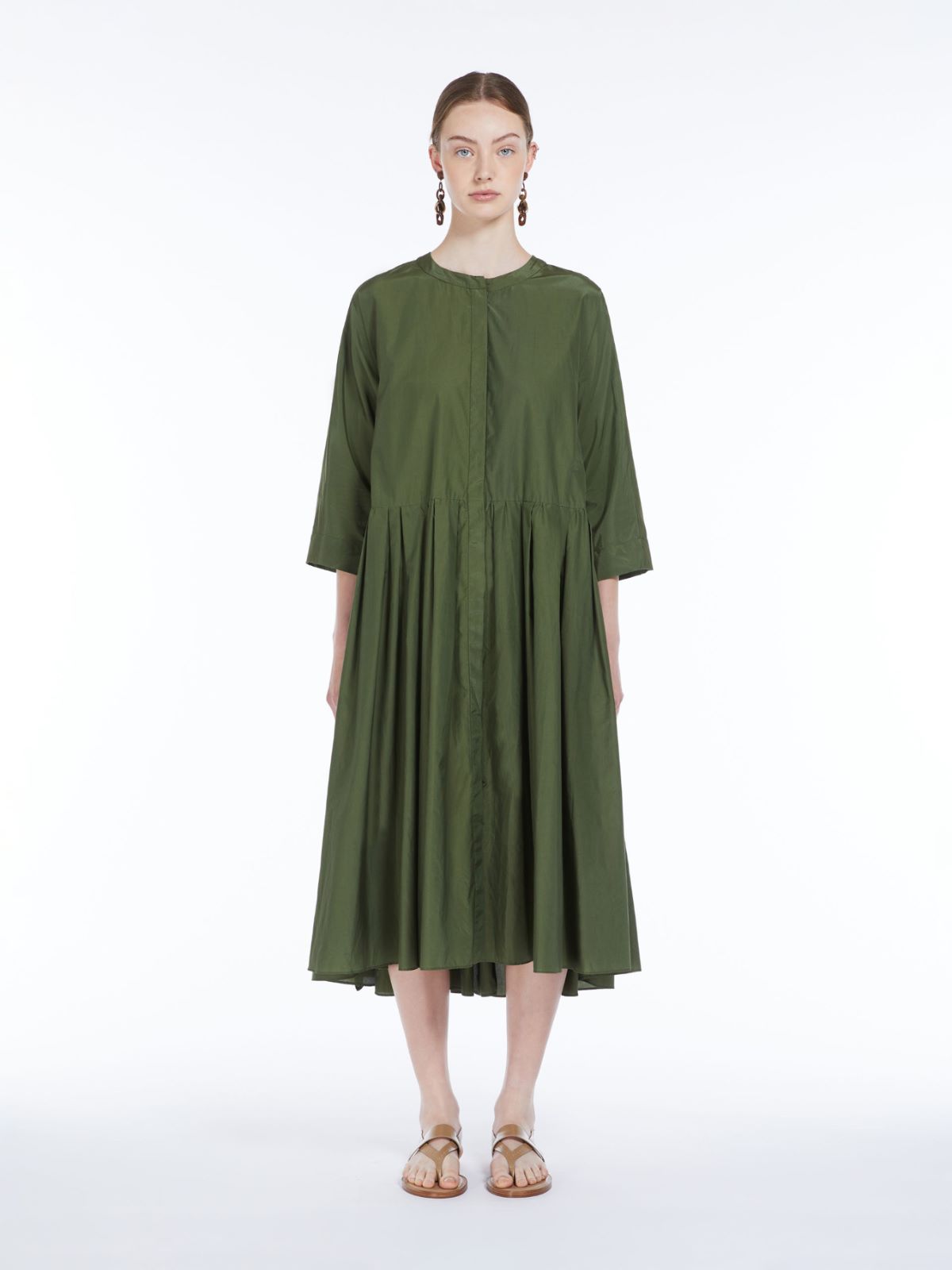 Silk and cotton dress