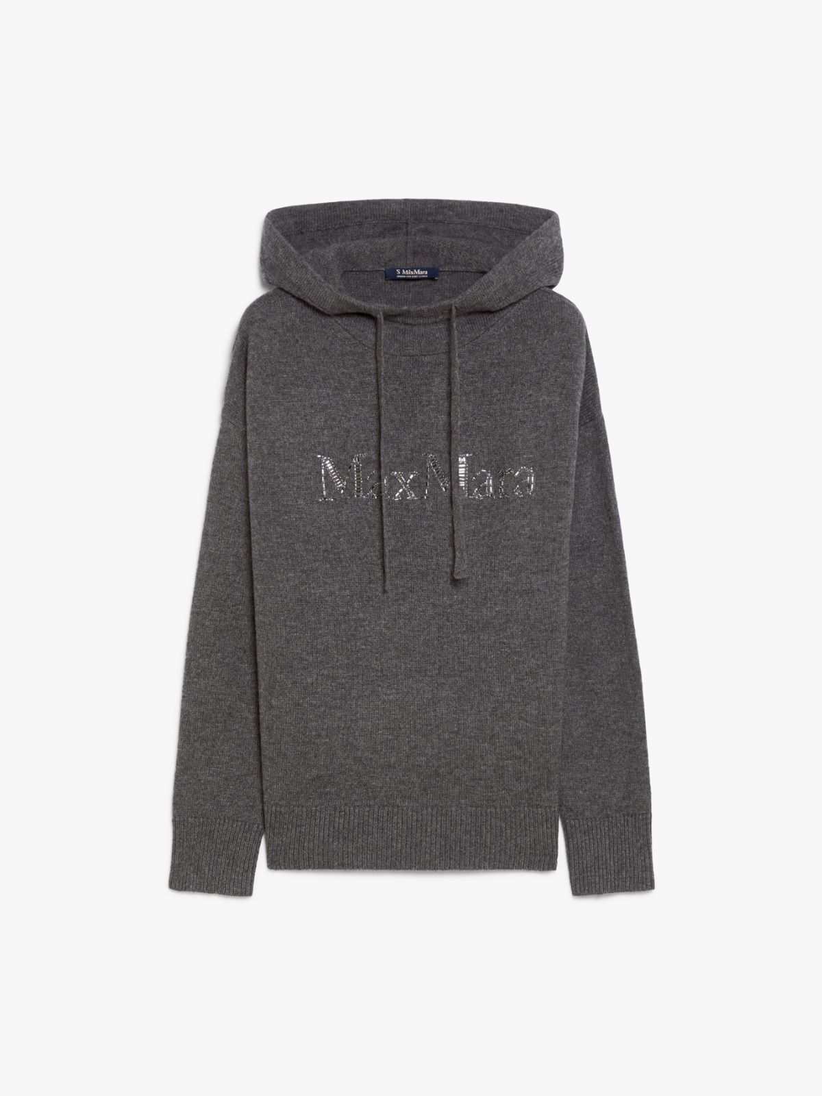 Wool and cashmere knit sweatshirt